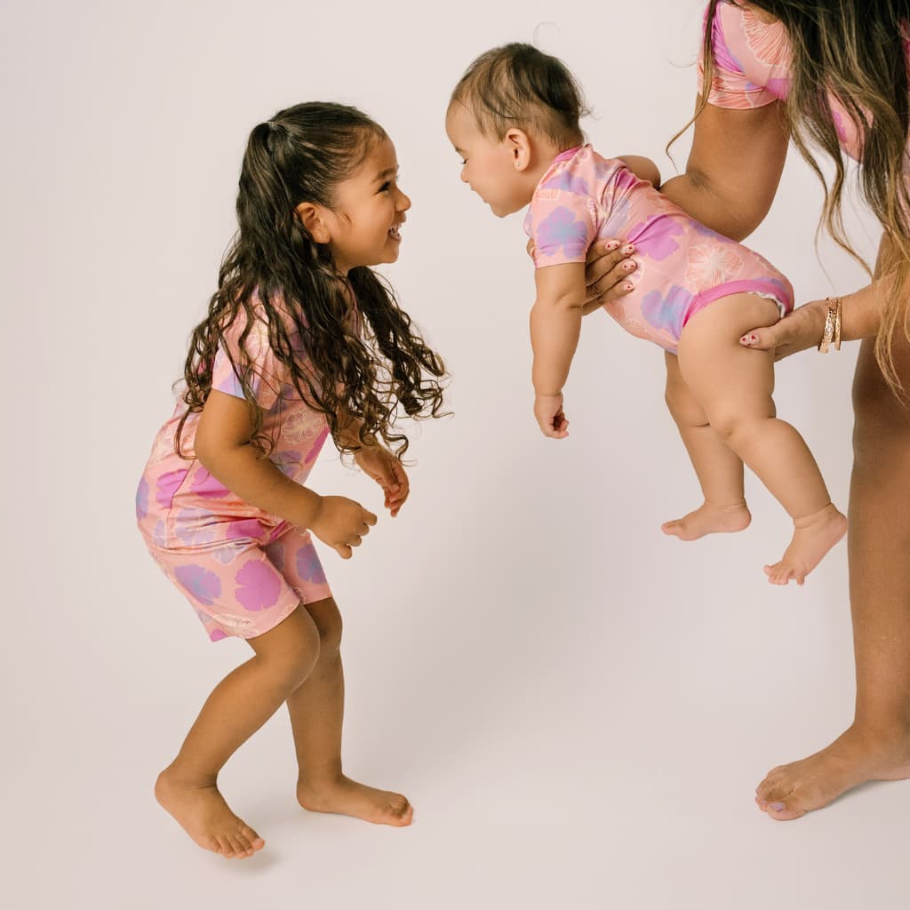 Seaflower Short Bamboo Pajamas