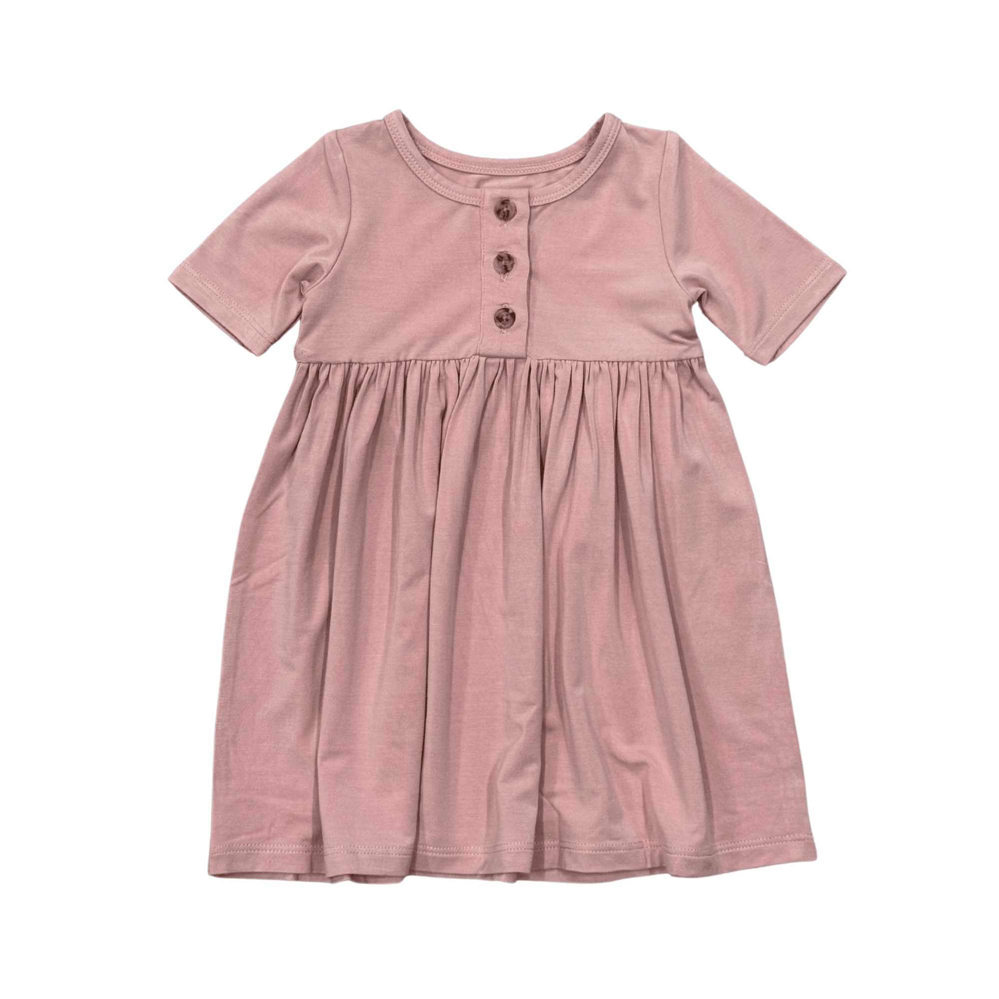 Short Sleeve Henley Dress