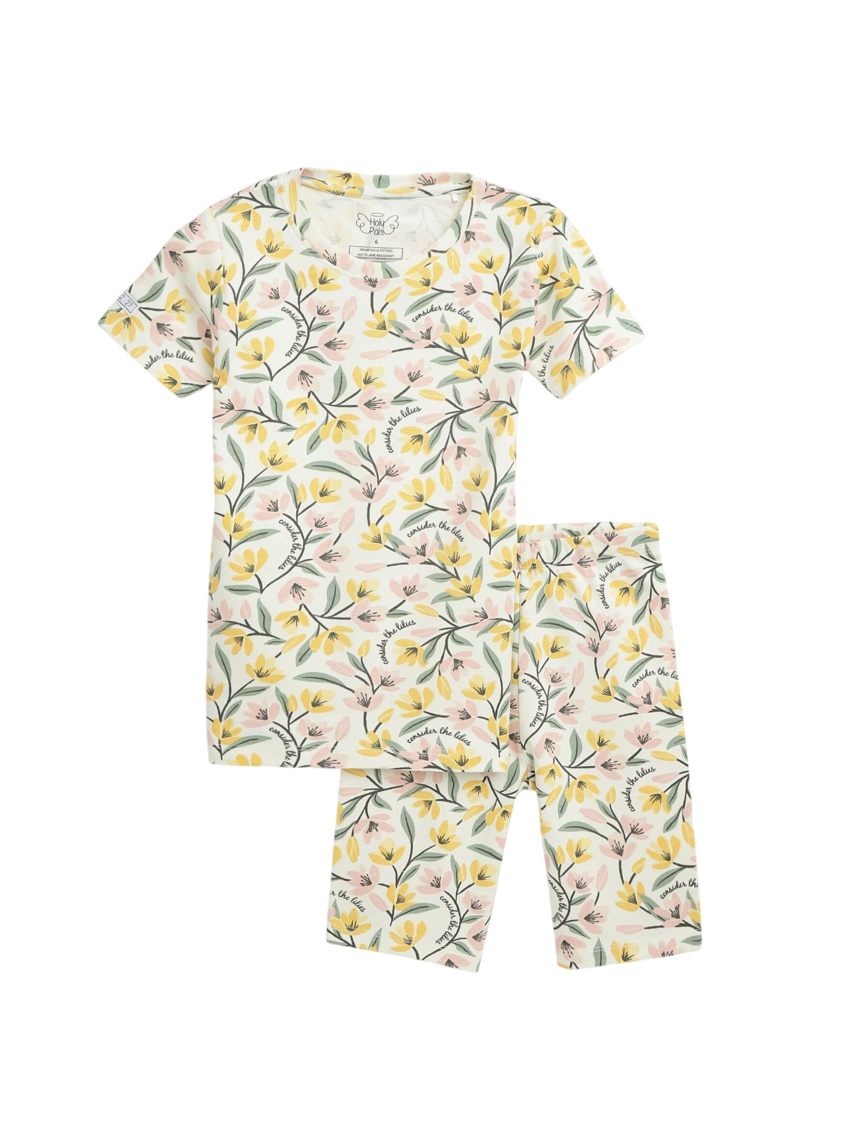 Consider The Lilies Shorts Set Cotton