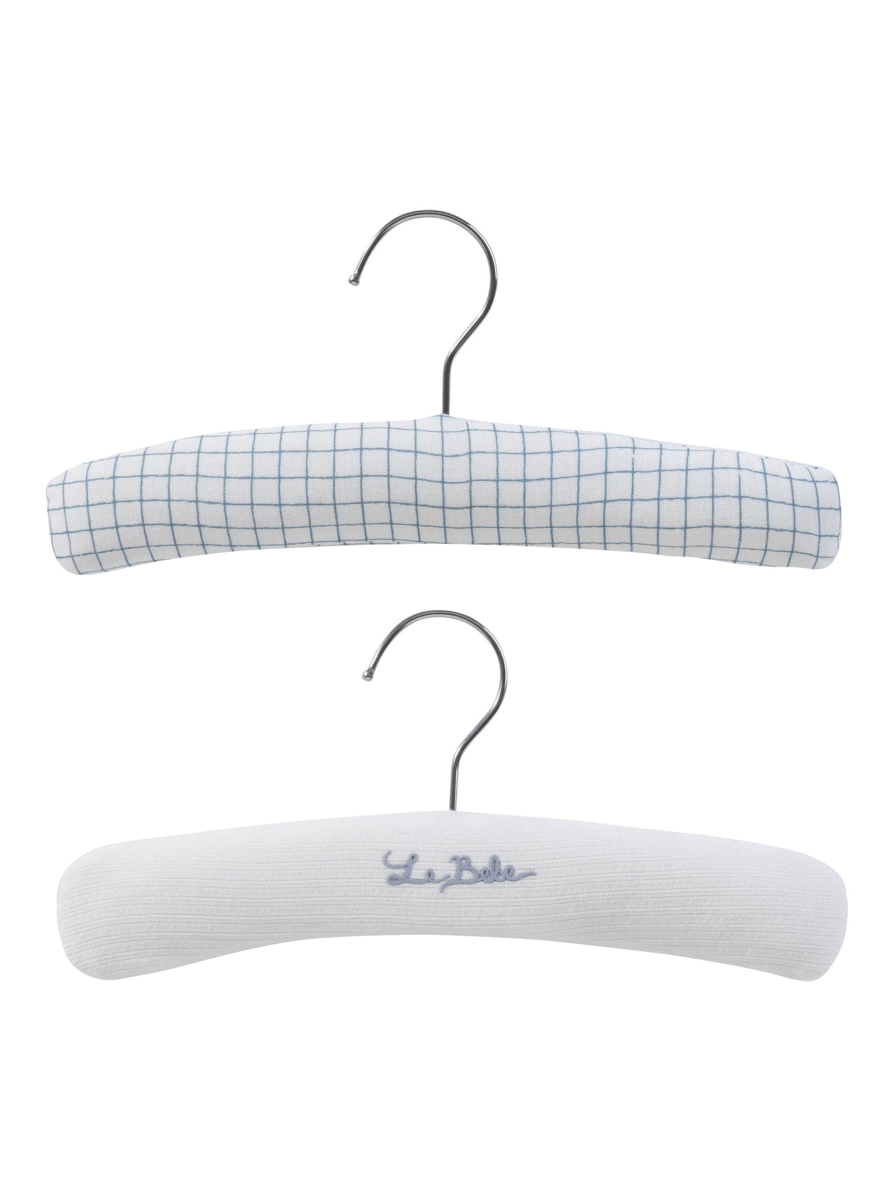 Teddy Au Pane Padded Hanger Set Of 2 - Blue