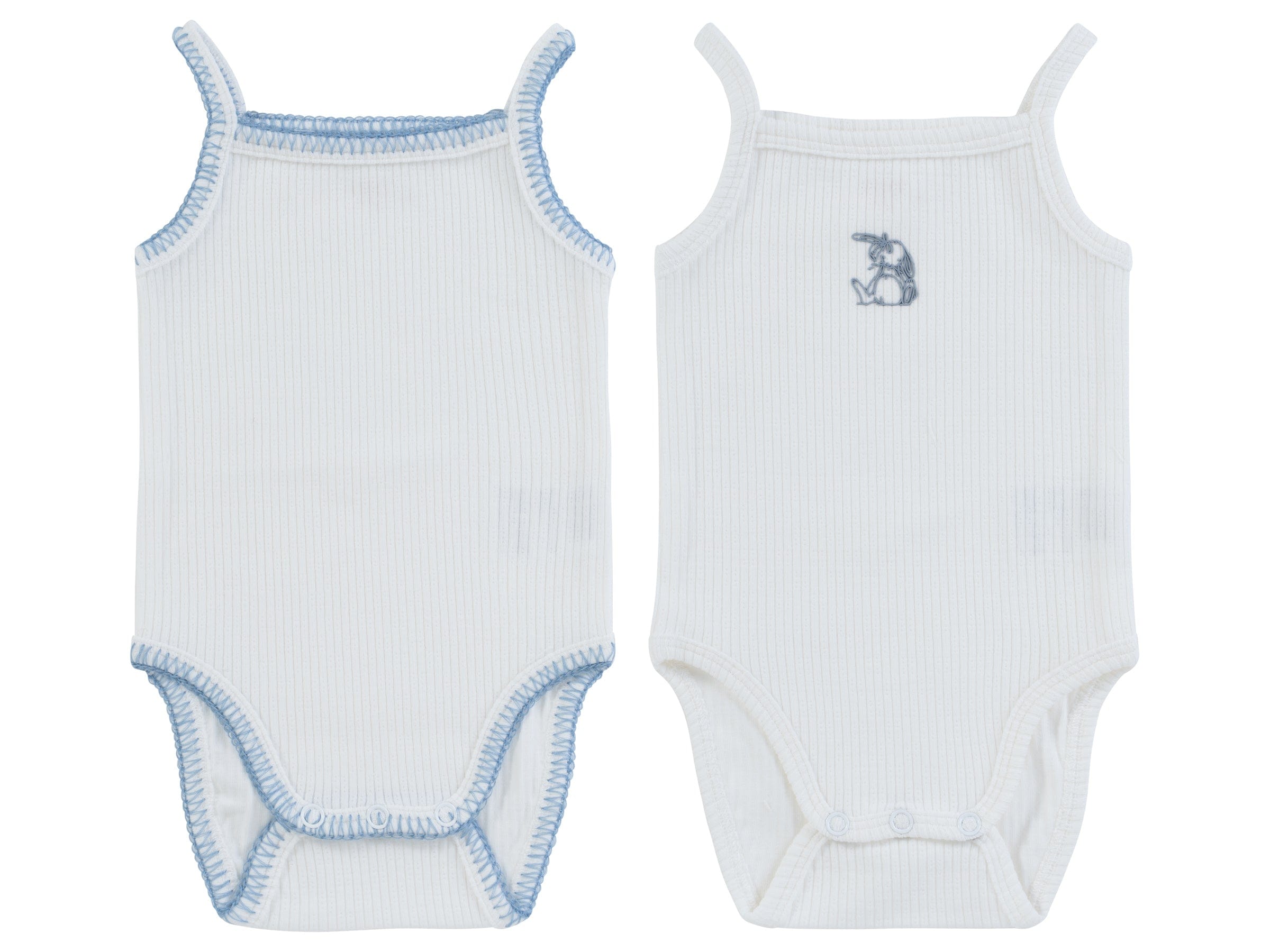 Toile Onesies Set Of 2 - Blue