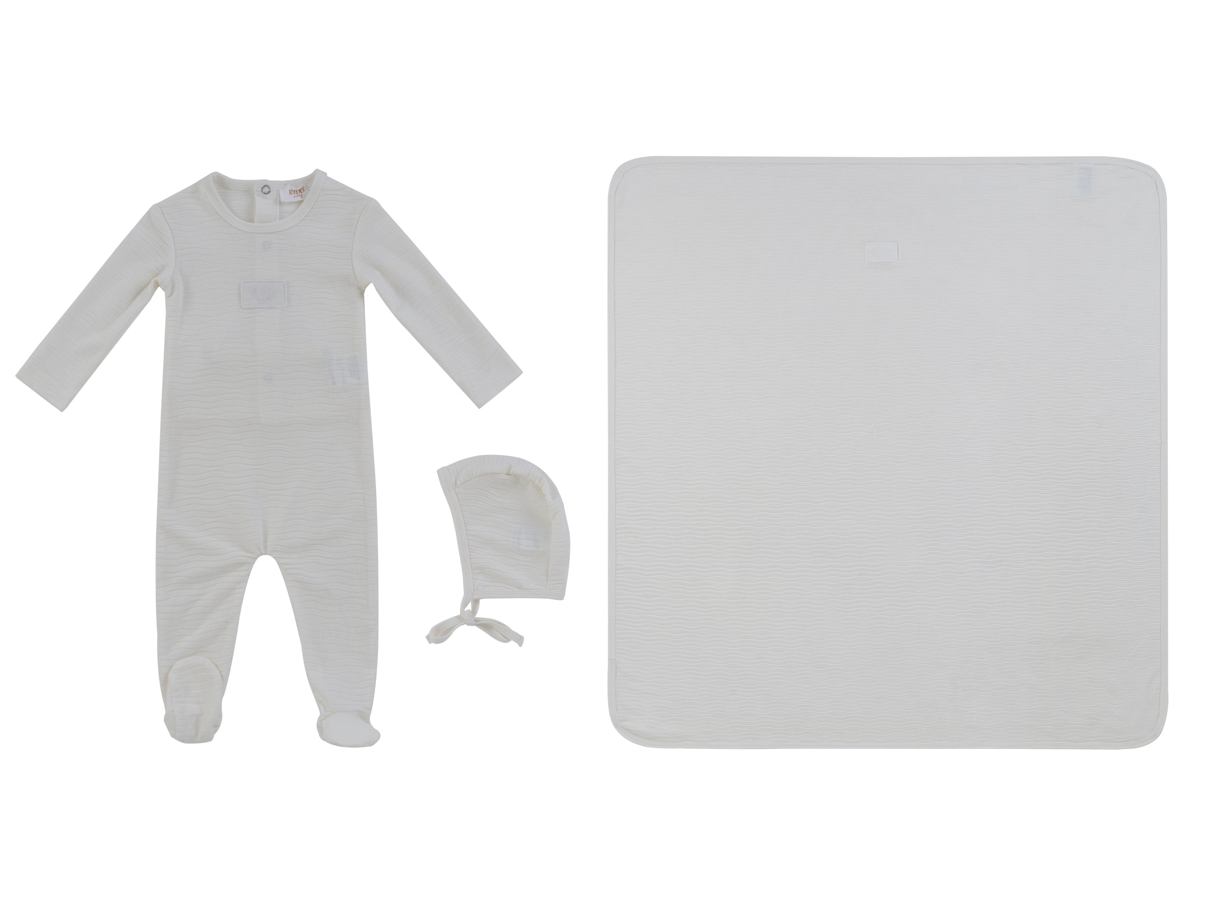 Kb Patch Footie 3pc Set - White