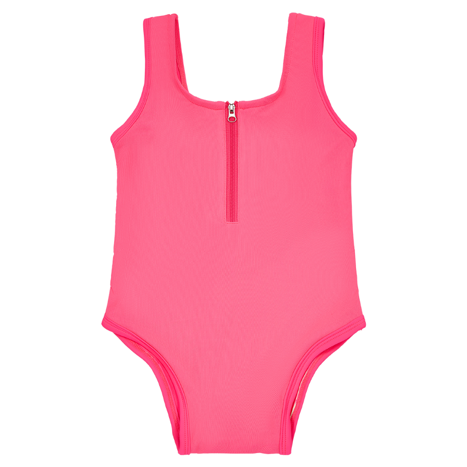 Mesh Neon Swimsuit - Pink