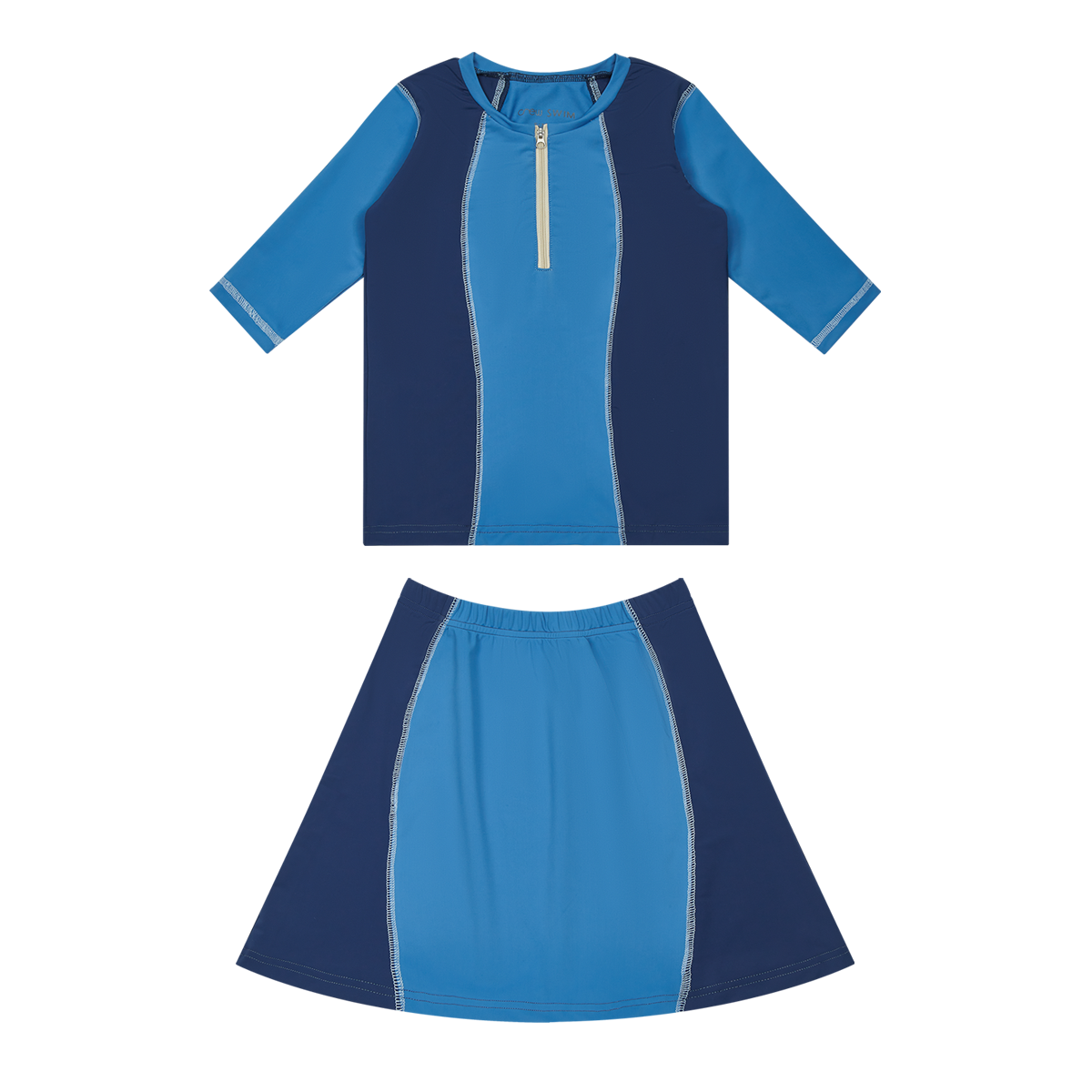 Colorblock Swim Set - Blue