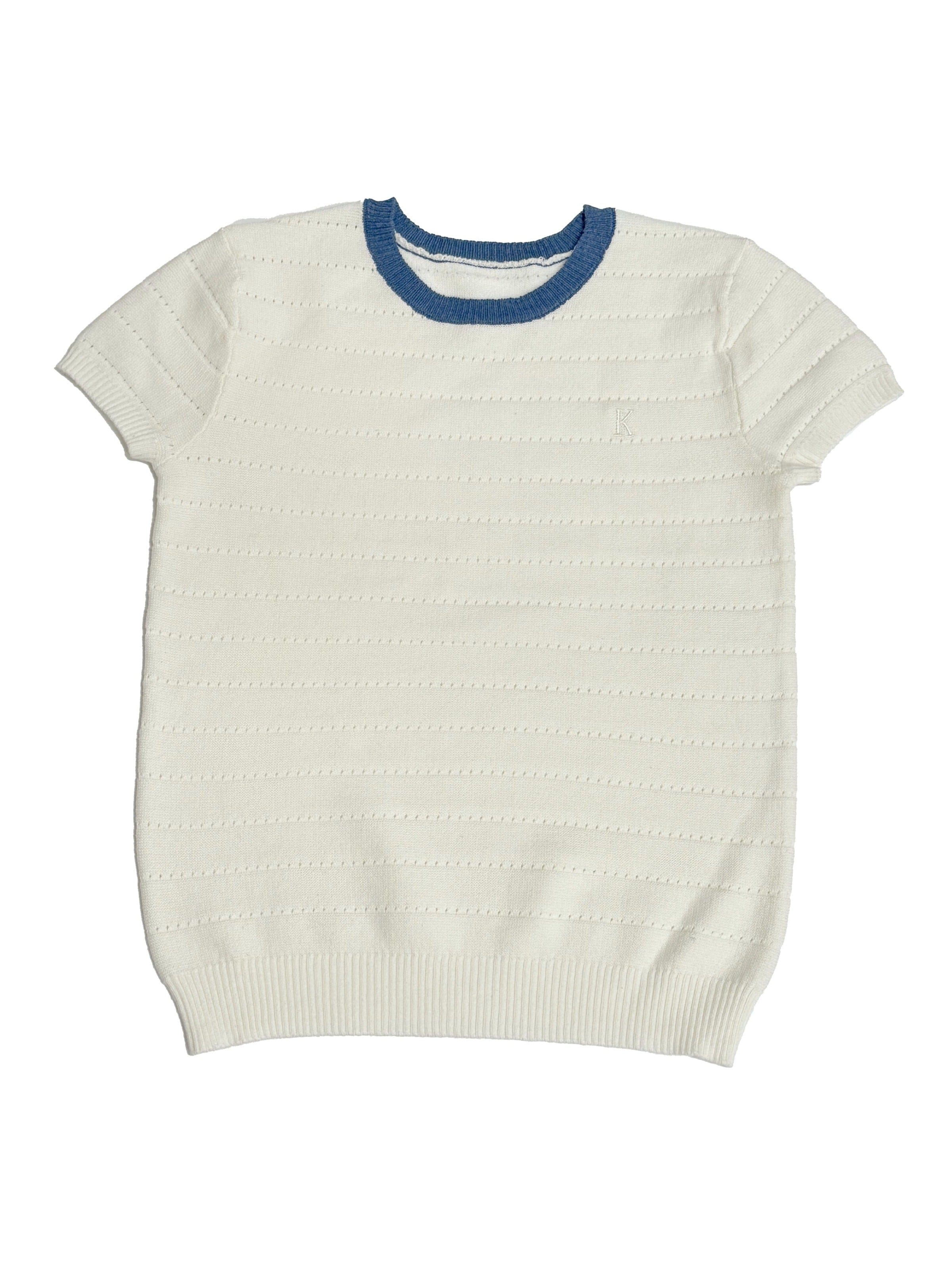 Luke Knit Sweater - White