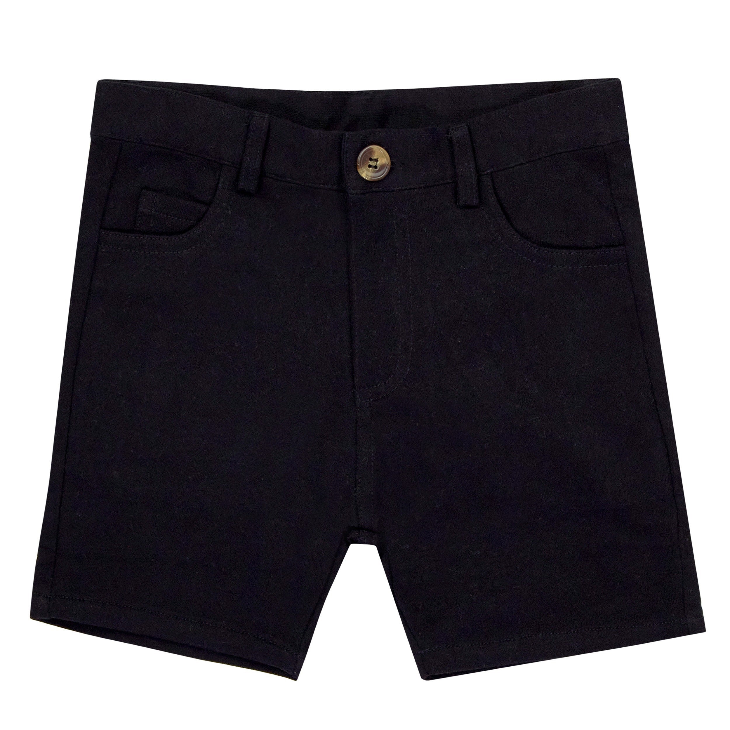 Slim Knit Shorts Ss26 - Black