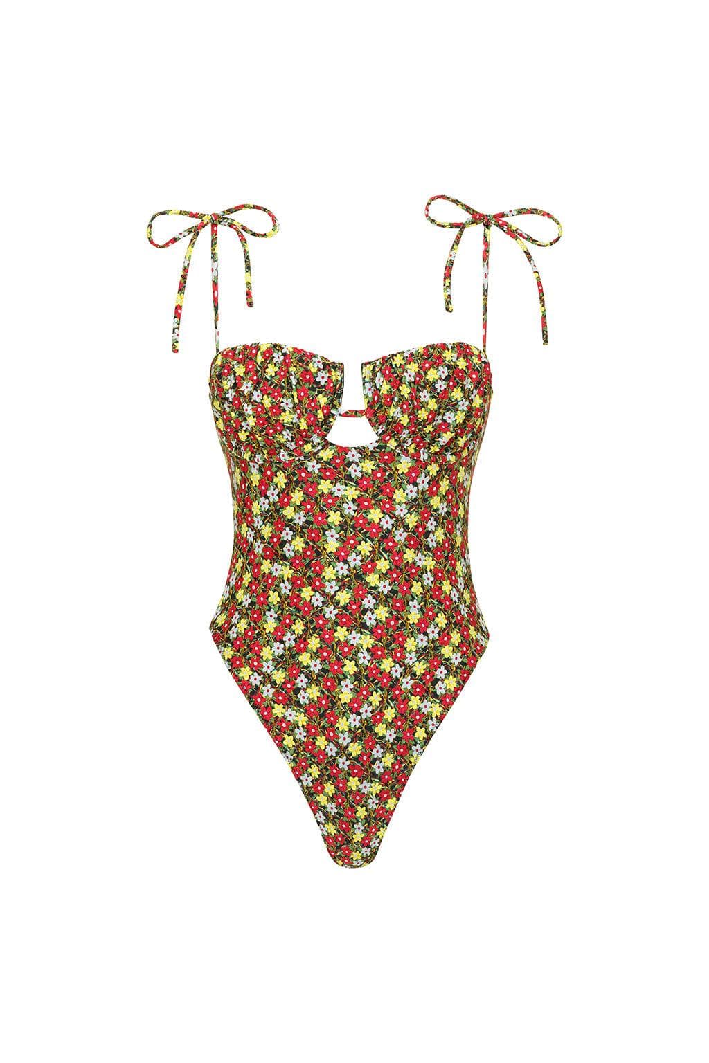 Sienna Floral Petal One-piece