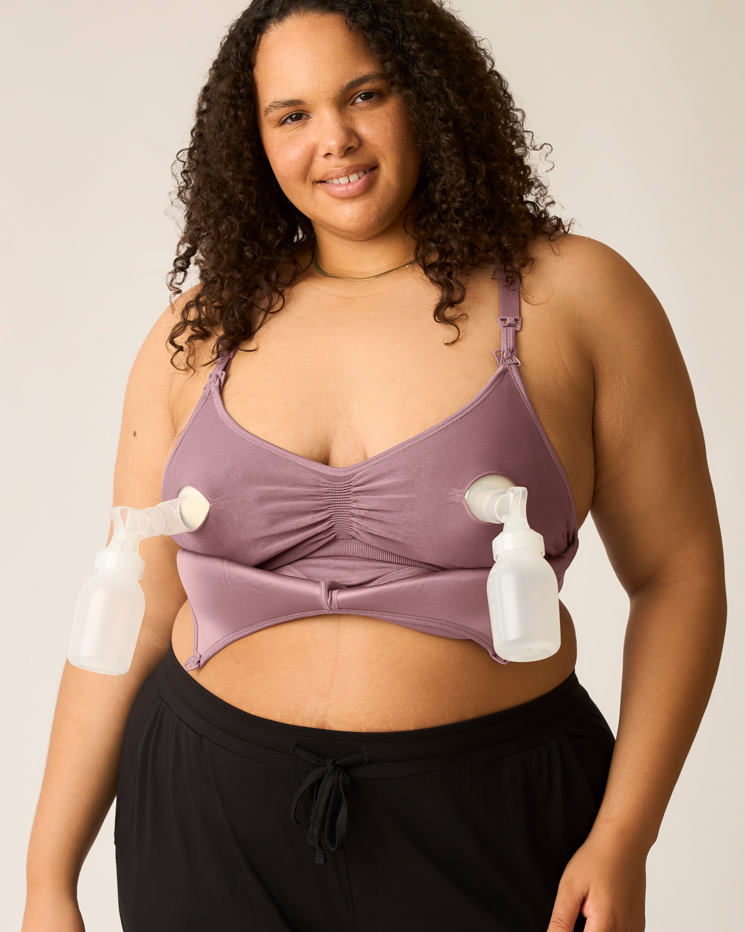 Signature Sublime® Contour Hands-free Pumping & Nursing Bra | Twilight