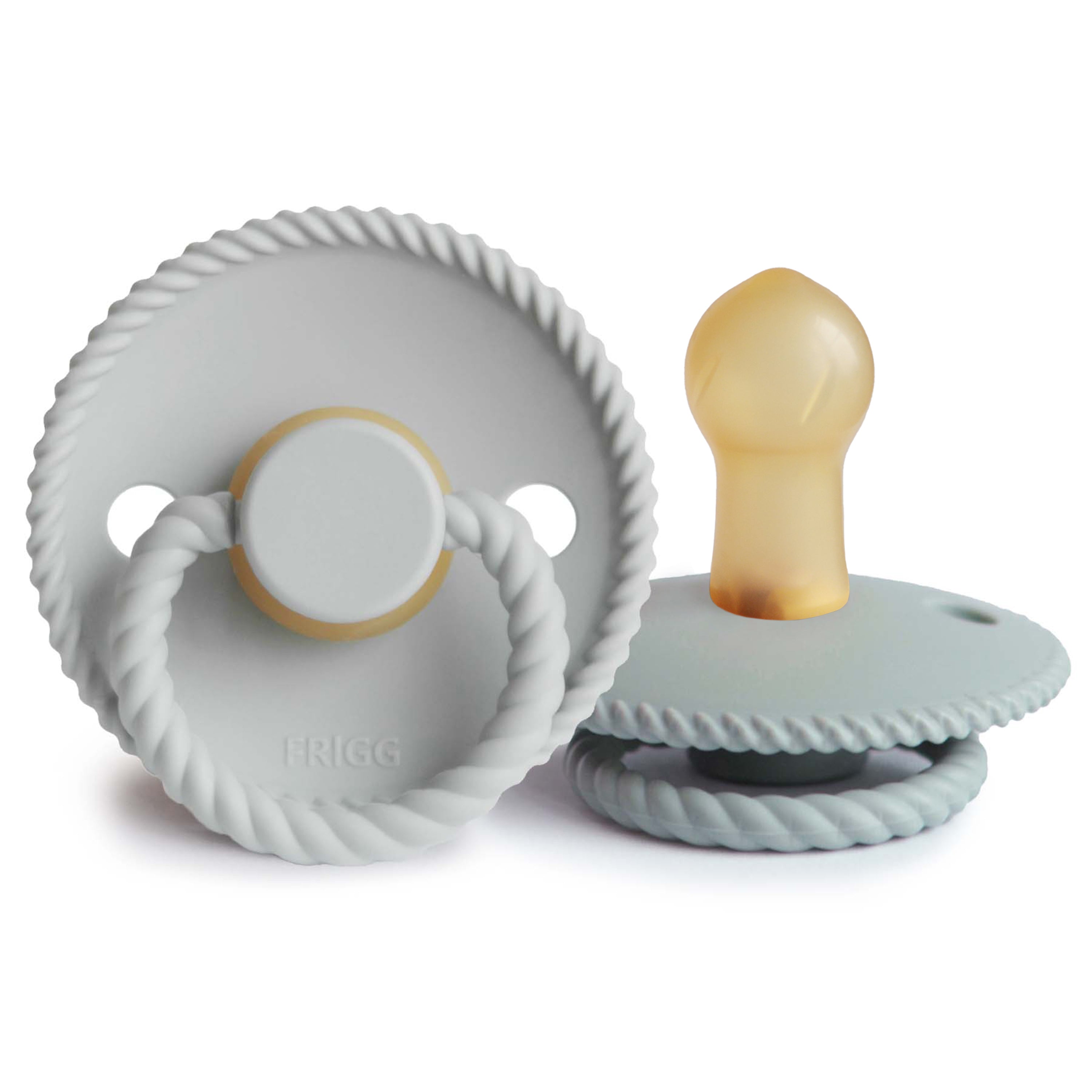 Frigg Rope Natural Rubber Pacifier 2-pack