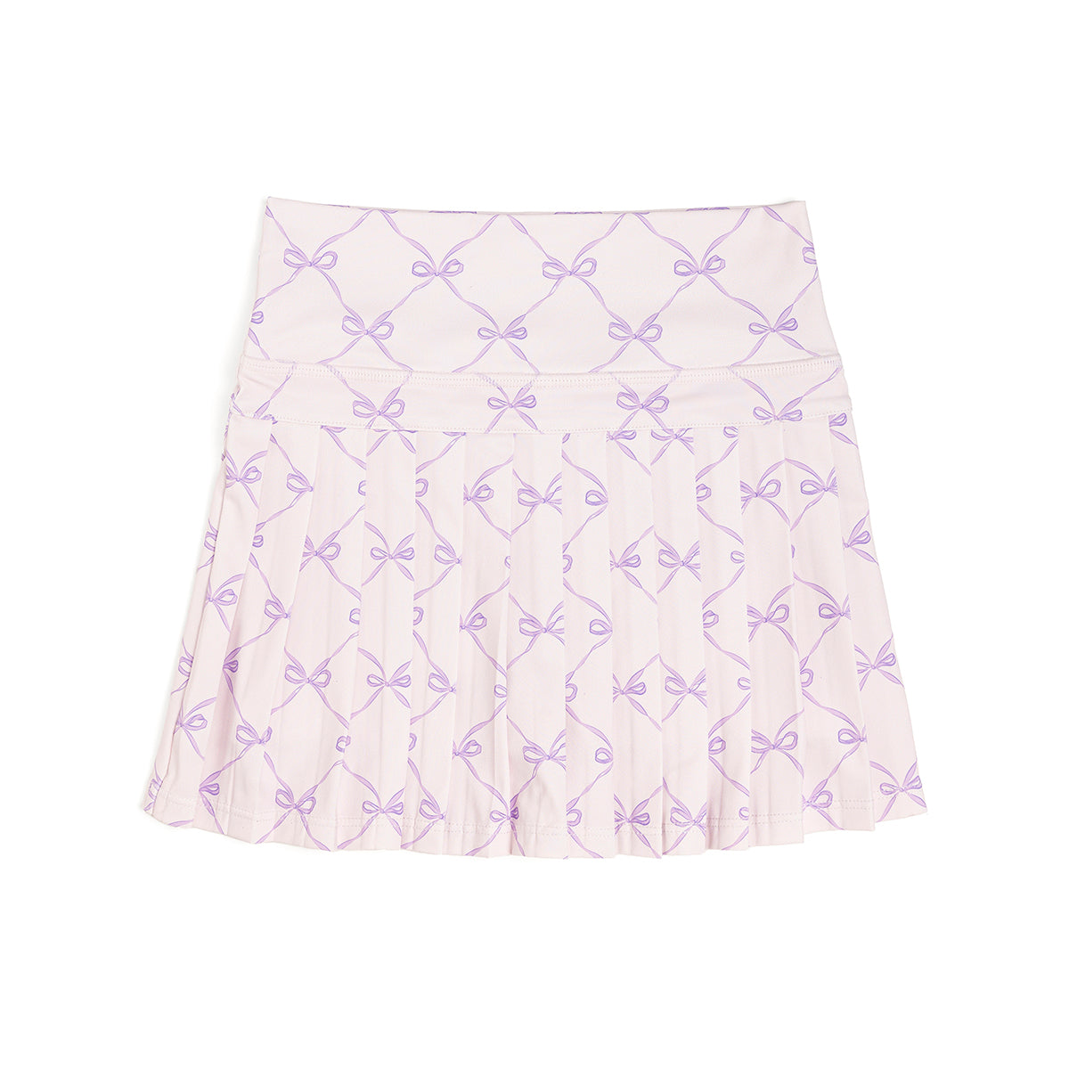 Lavender Bow Trellis Athletic Skort