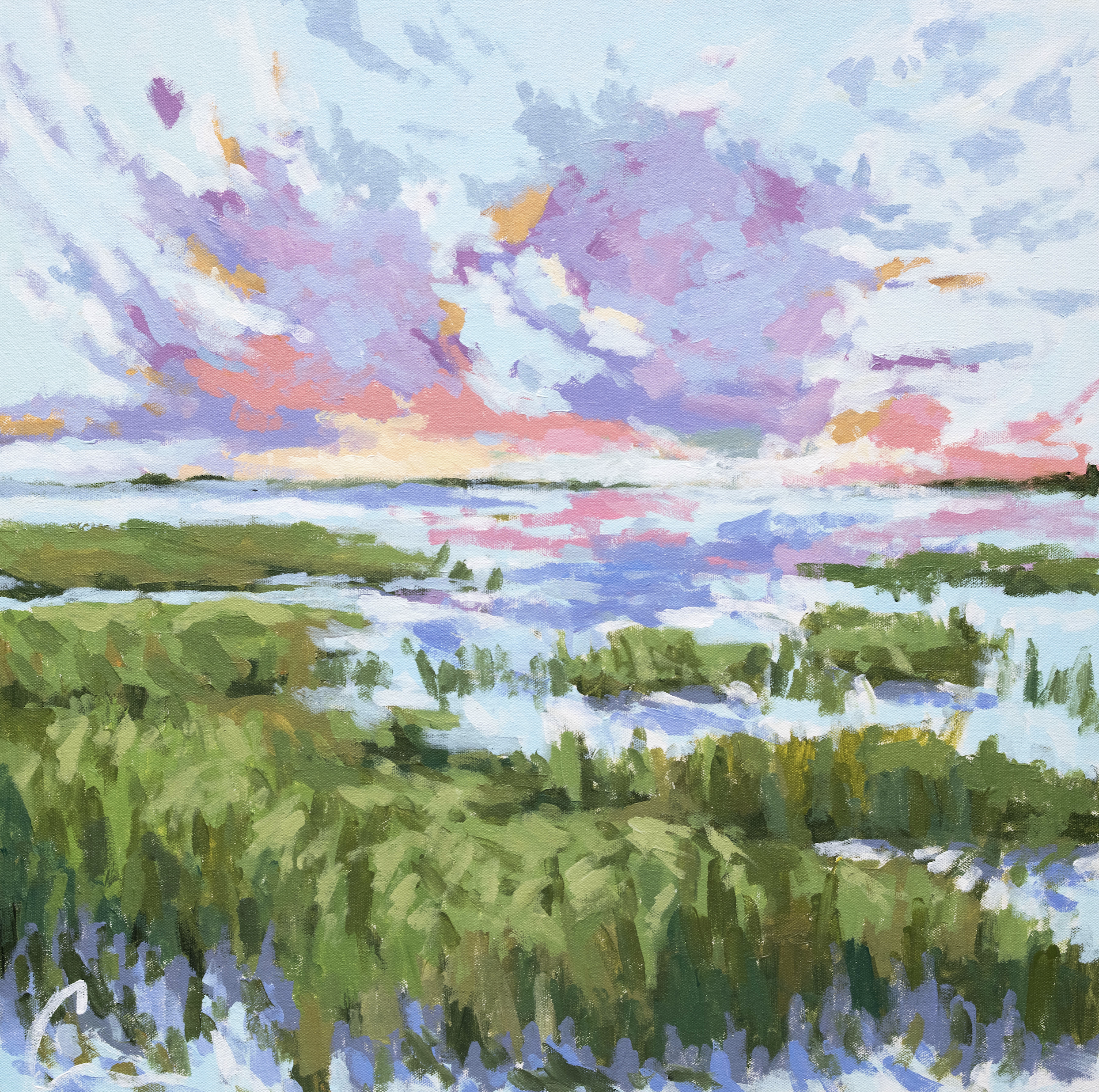 Sky On Fire Print
