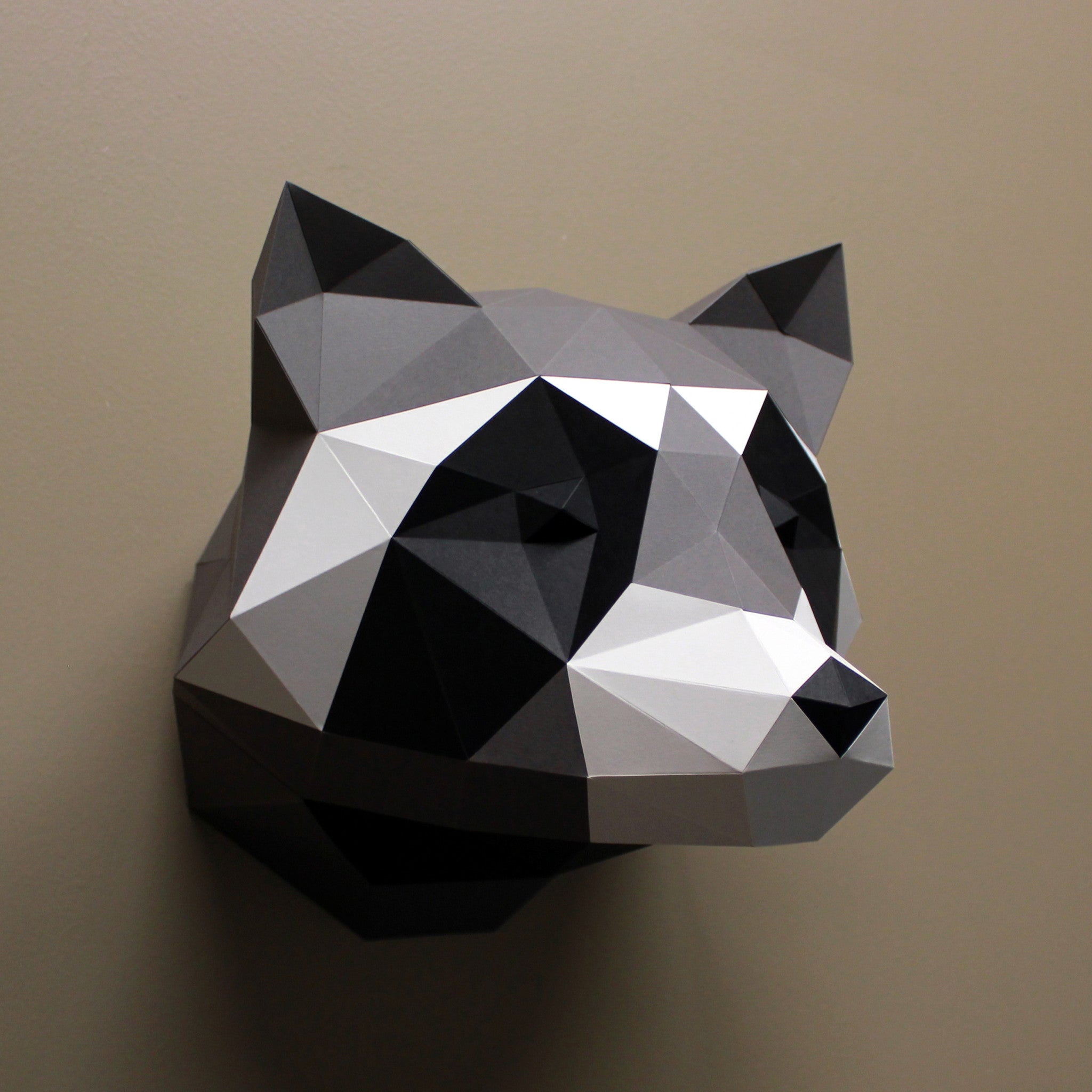 Heidi The Raccoon | Diy Paper Craft Animal Kit