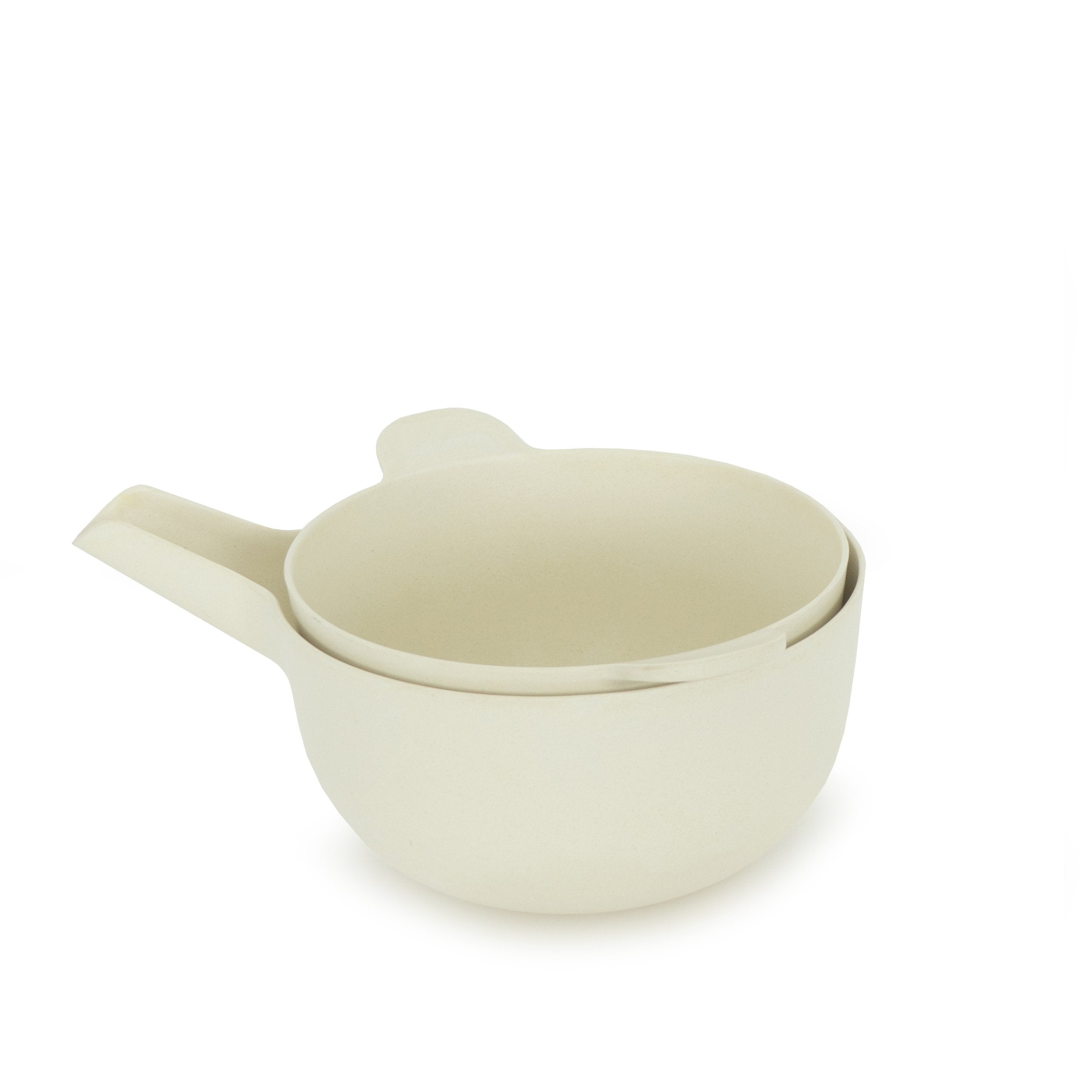 Small Mixing Bowl And Colander Set - Off White