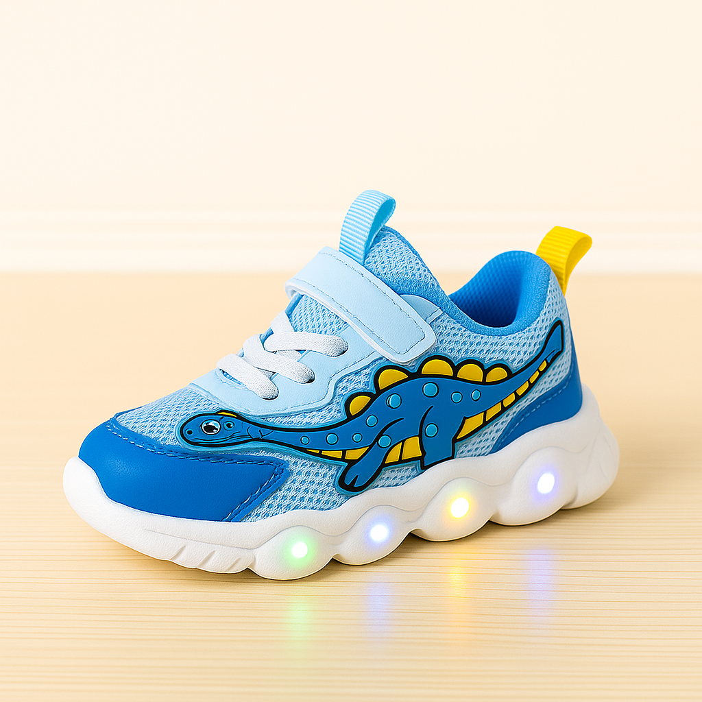 Led Dinosaur Edition Sneakers For Kids (1–6 Years)