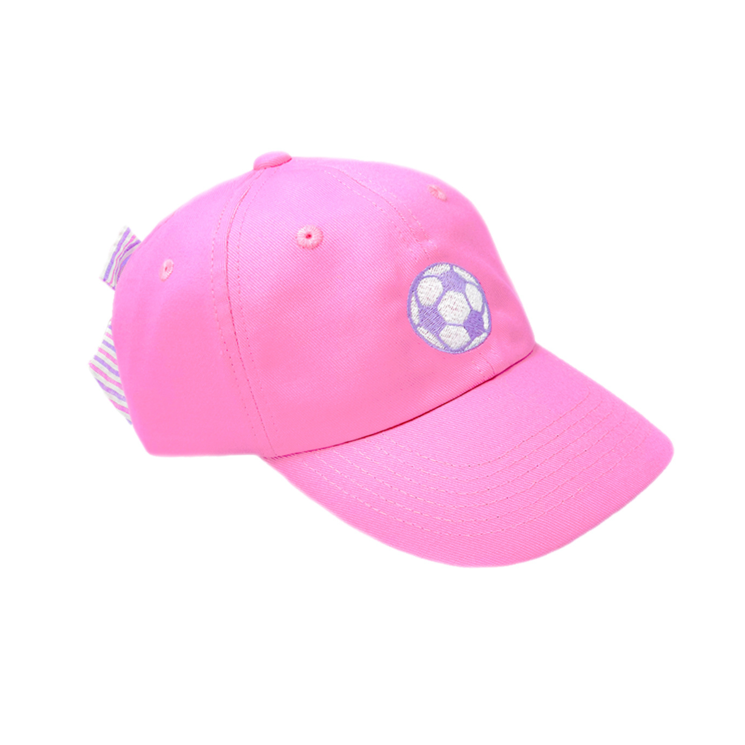 Soccer Bow Baseball Hat (youth)