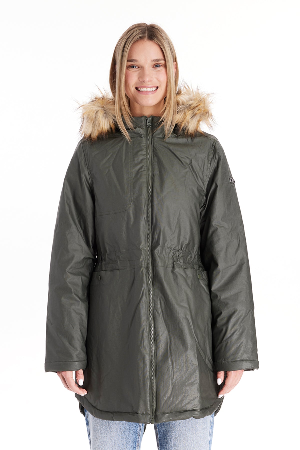 Sofia Waxed Shell 3 In 1 Maternity Parka