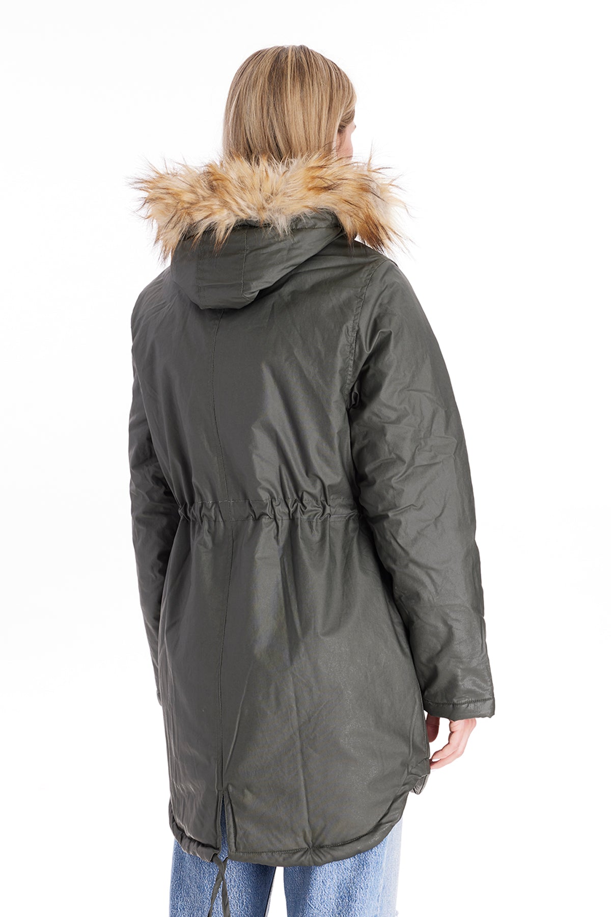 Sofia Waxed Shell 3 In 1 Maternity Parka
