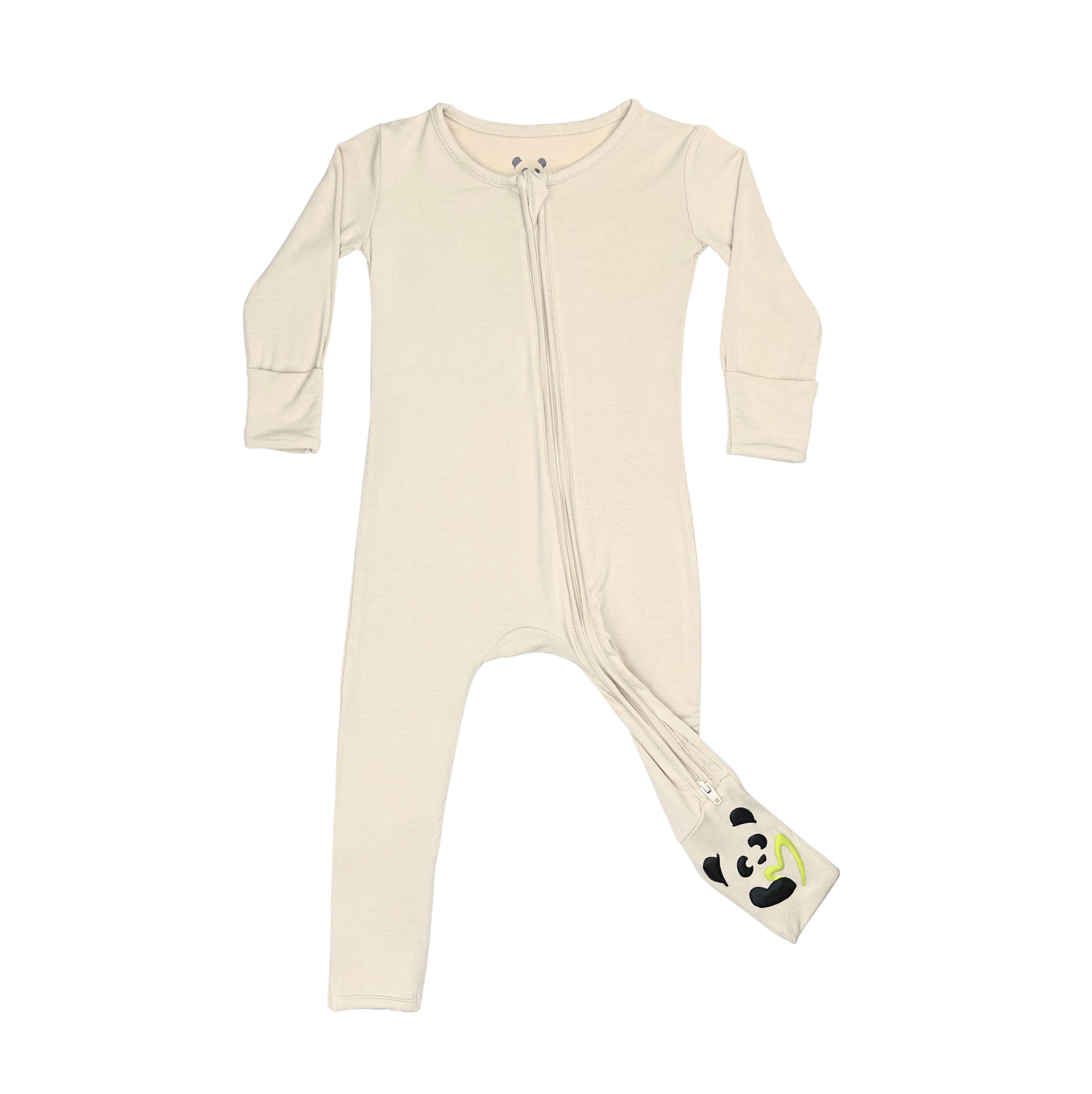 Oat Bamboo Convertible Footie