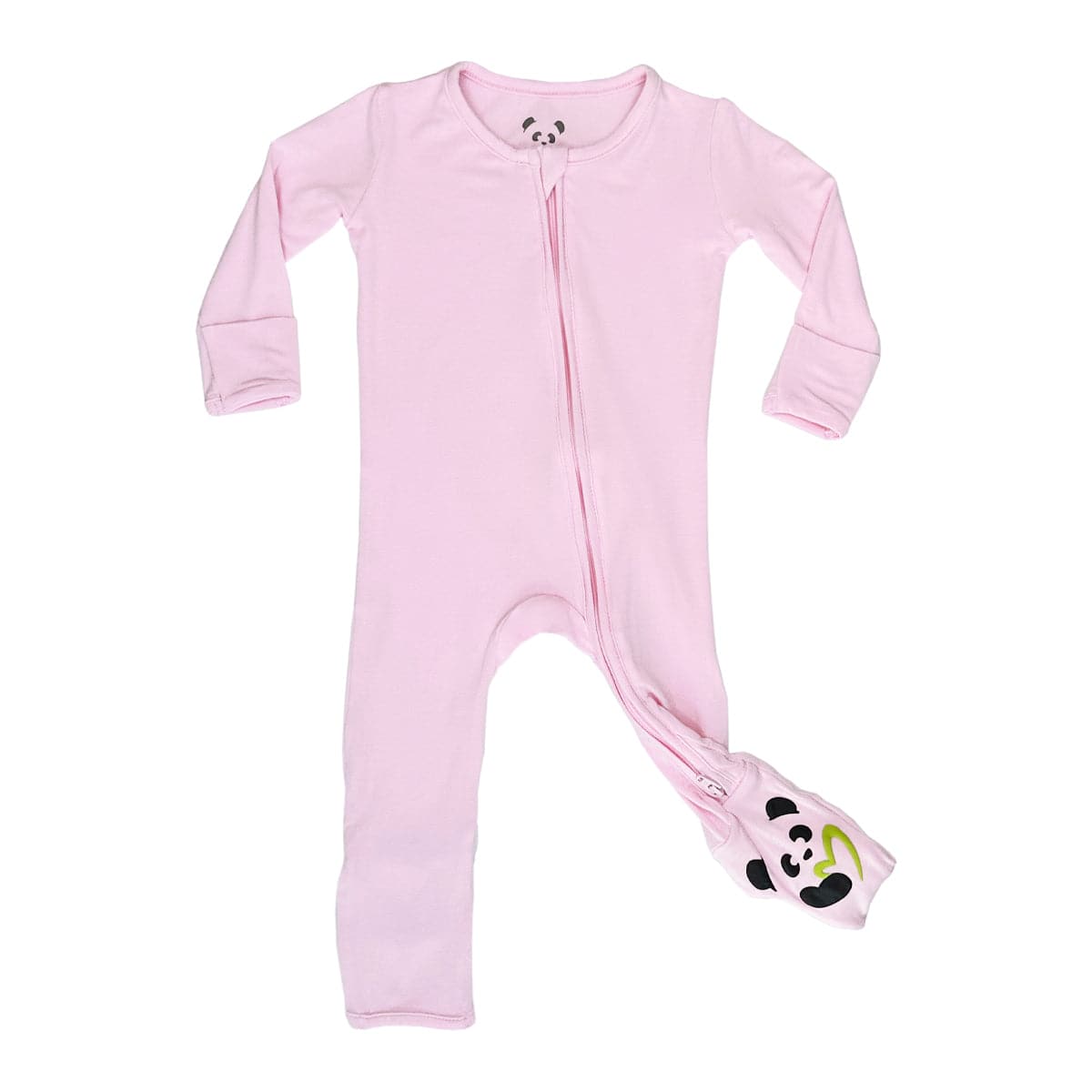 Blush Pink Bamboo Convertible Footie