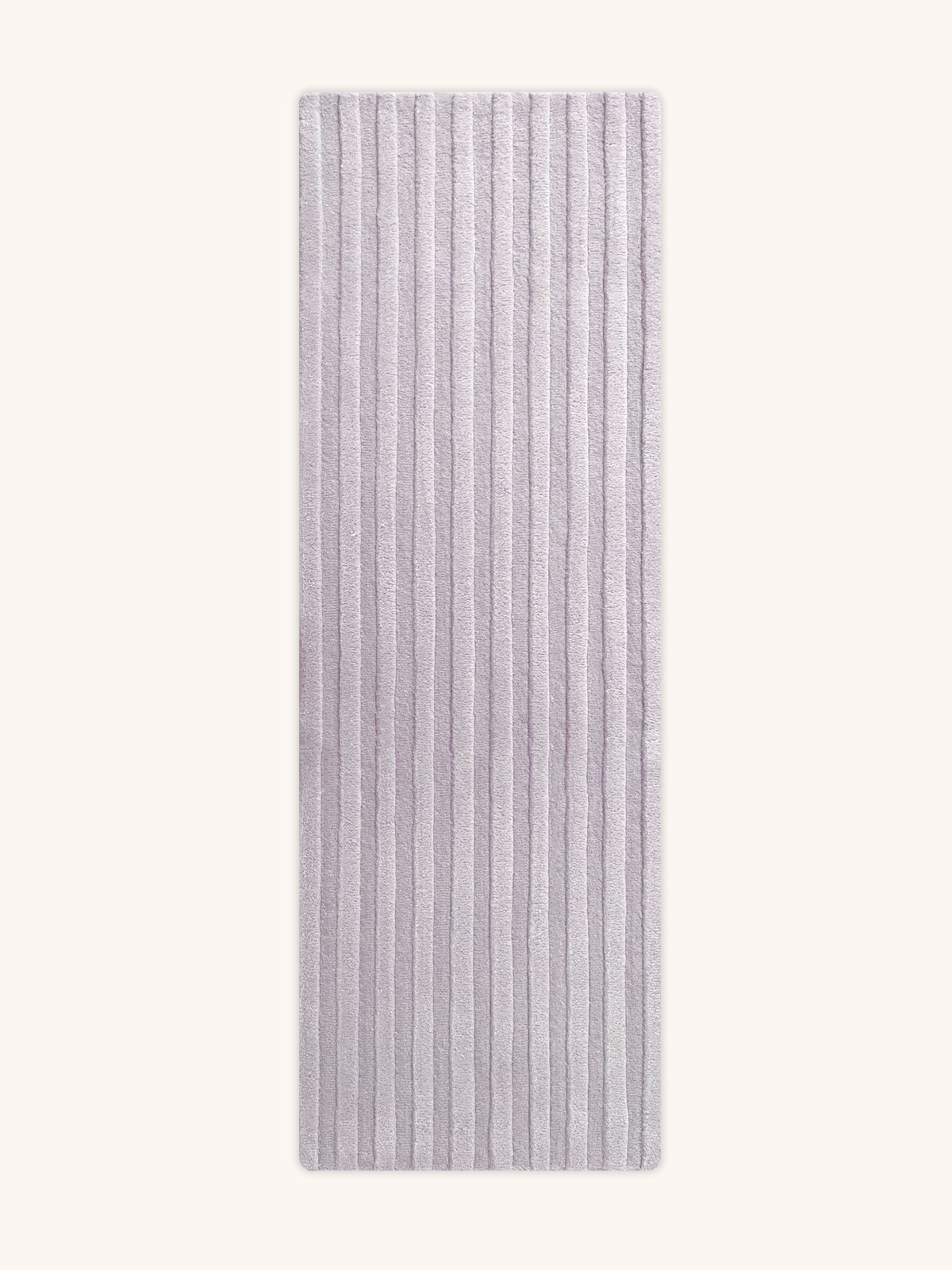 Rug Solid Stripe Lilac 3.9 X 5.9 Ft