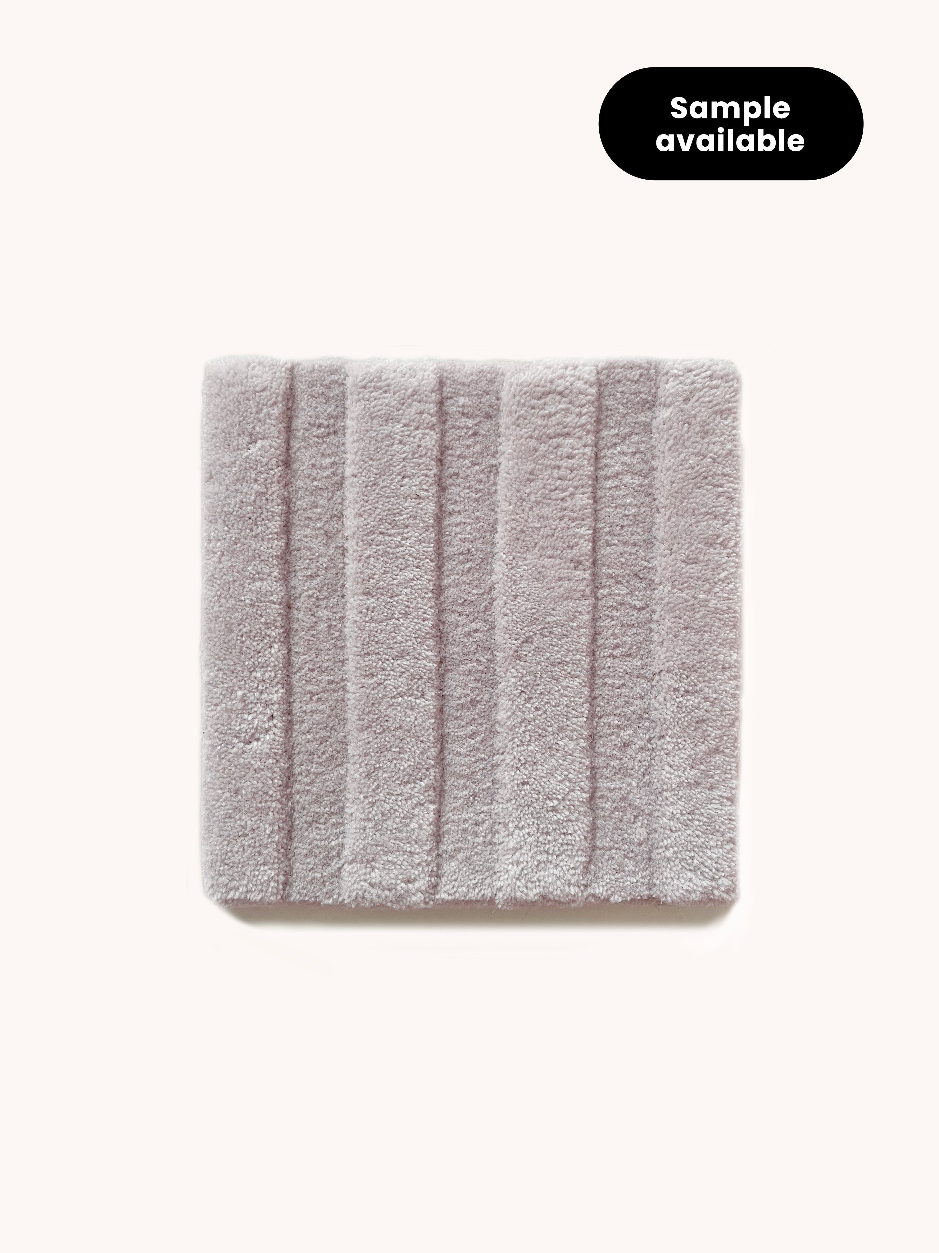 Rug Solid Stripe Lilac 3.9 X 5.9 Ft