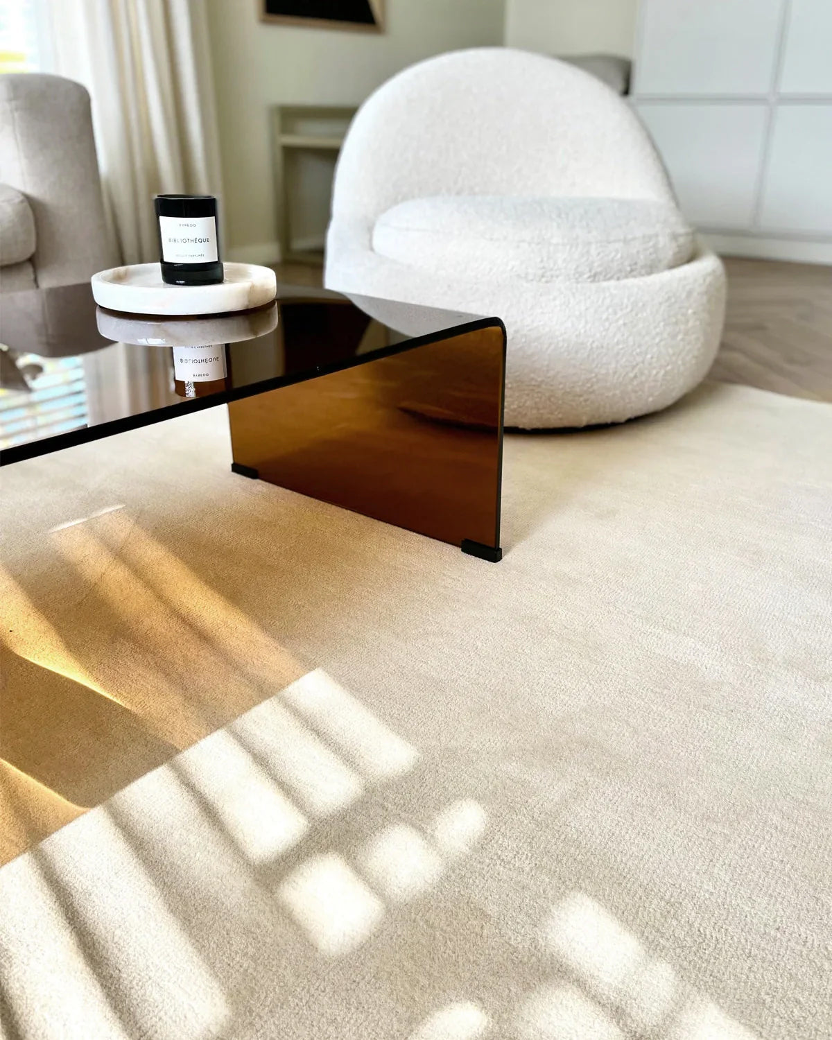 Rug Solid Light Grey 5.6 X 7.9 Ft
