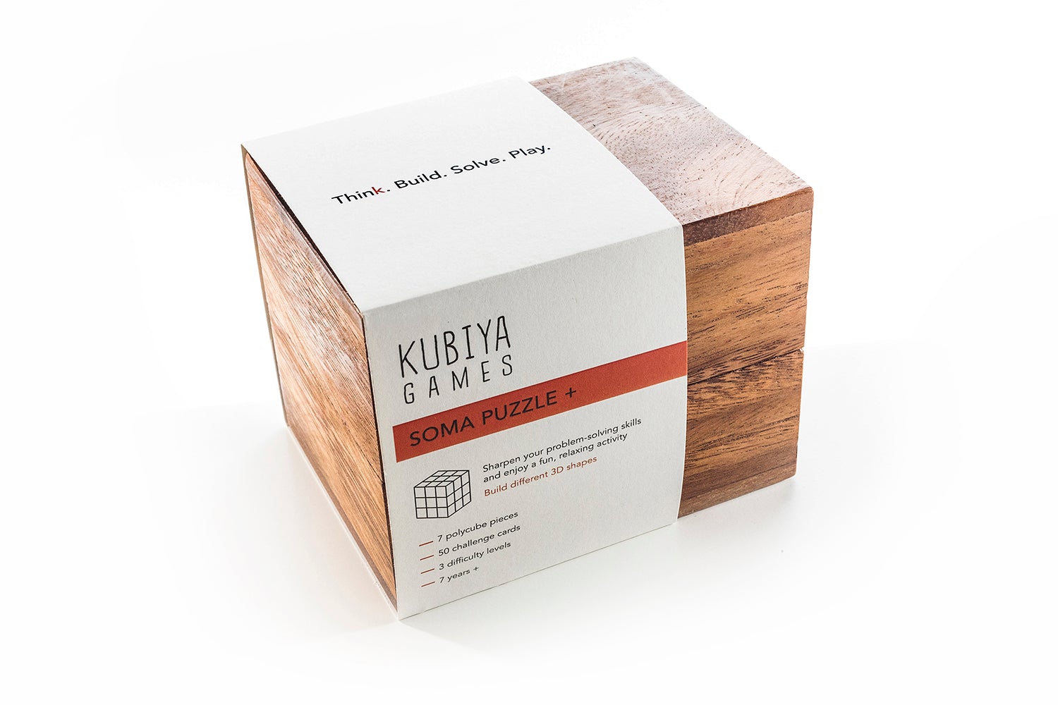 Soma Cube Puzzle Set - With Challenge Cards