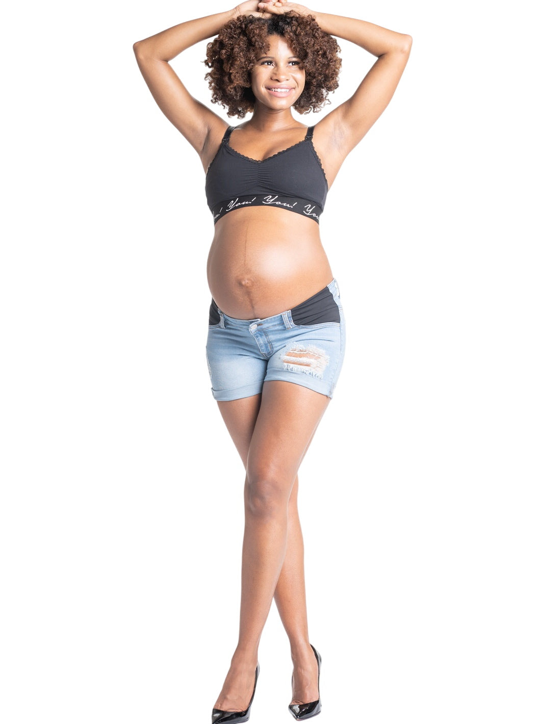 Soma Maternity Jean Shorts