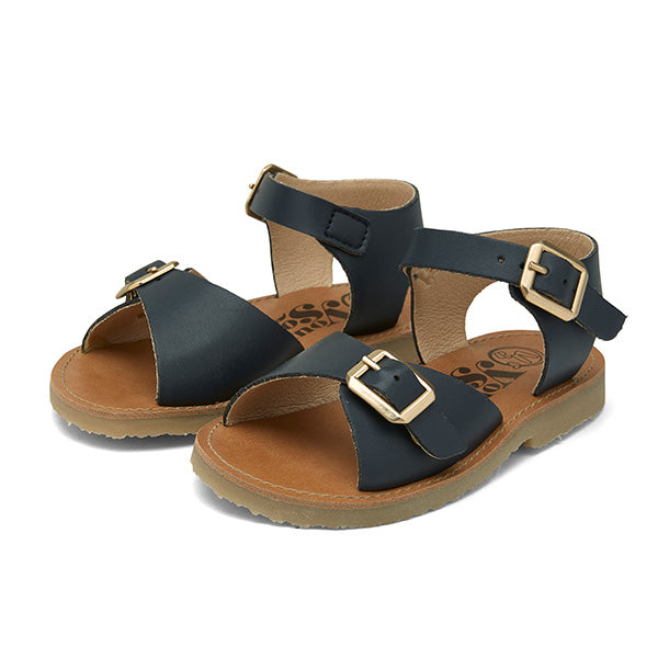 Sonny Vegan Kids Sandal Navy Synthetic Leather