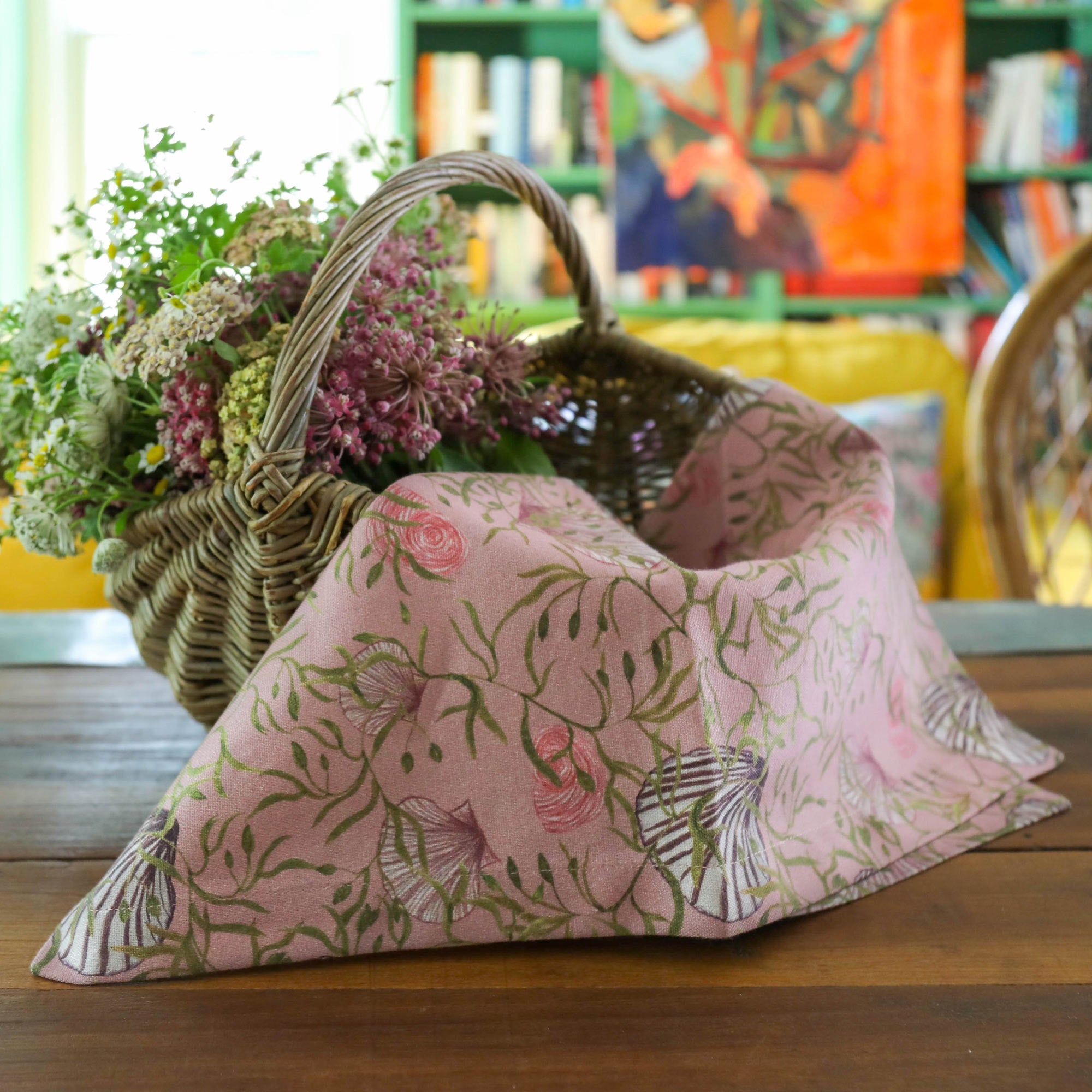 6 Napkins Mussels From Brussels Offcut Version