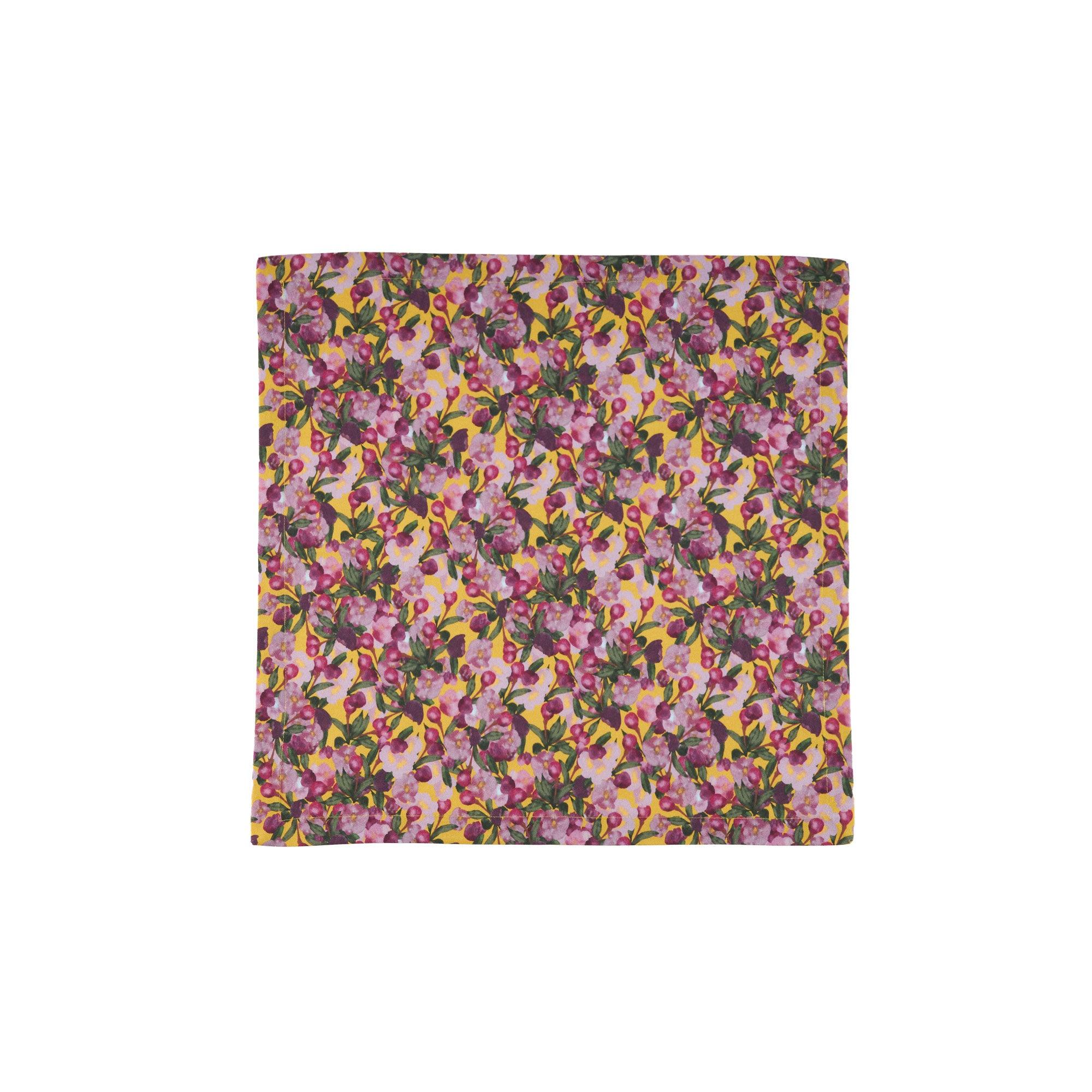 6 Napkins Romance Is Dead Yellow