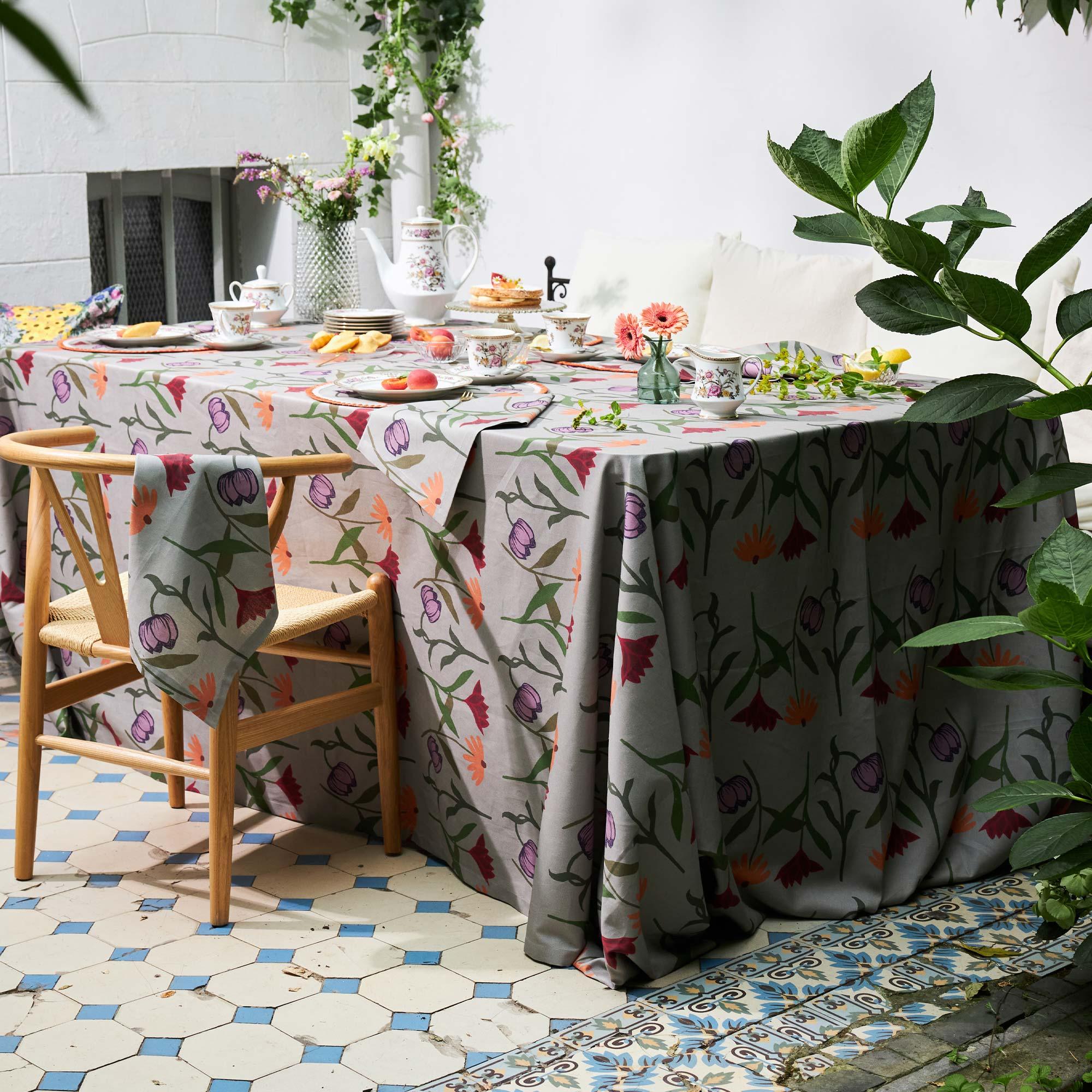 Tablecloth Picnic On The Meadow