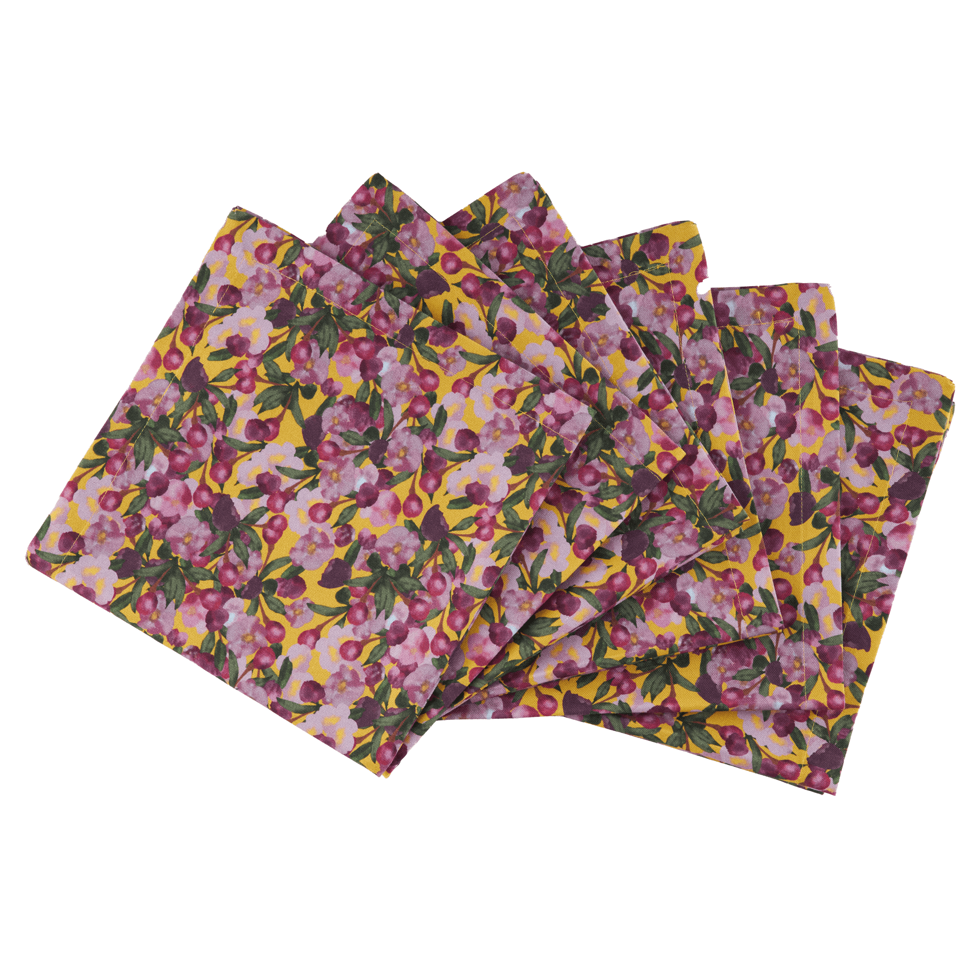 6 Napkins Romance Is Dead Yellow