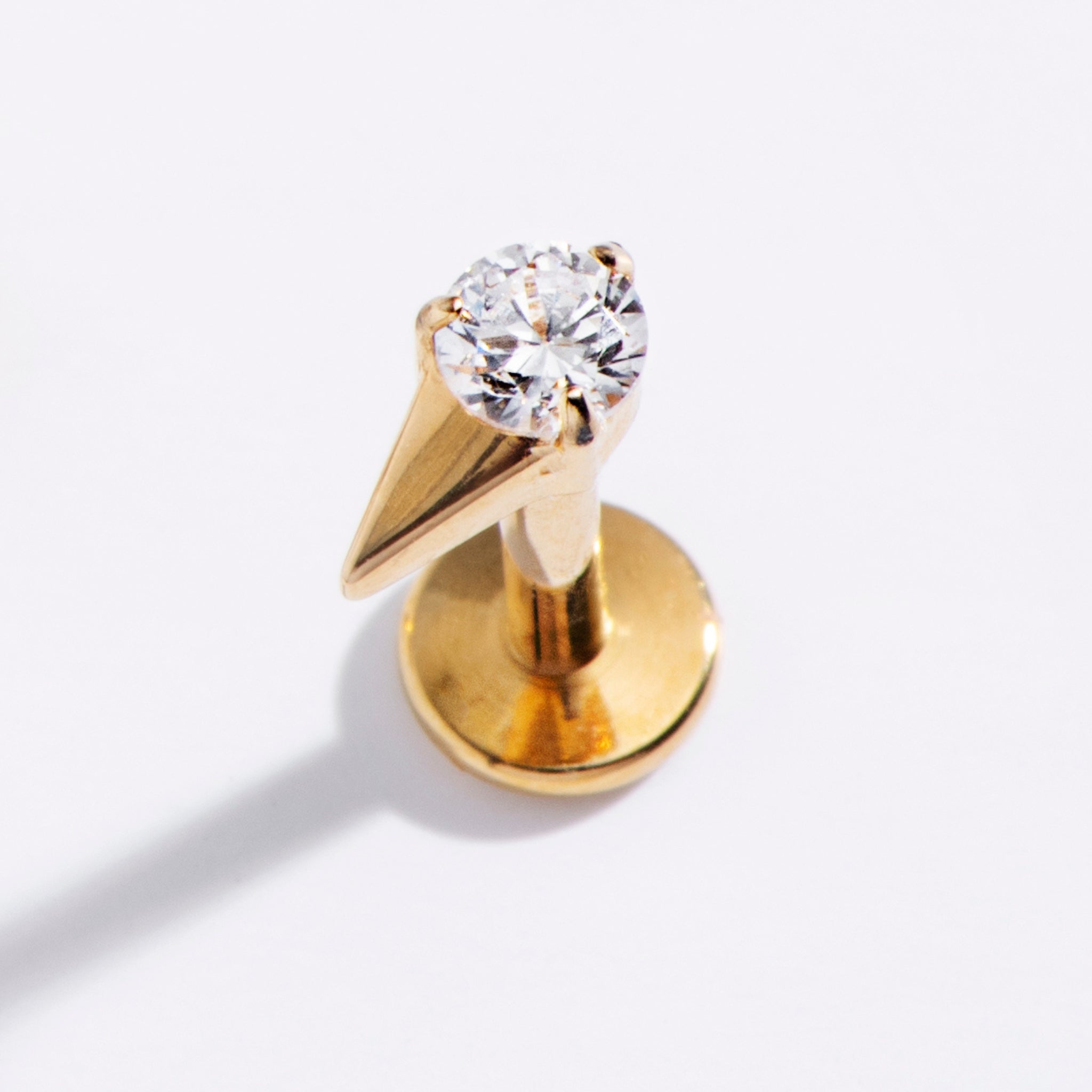 Spike Cz Flat Back Studs