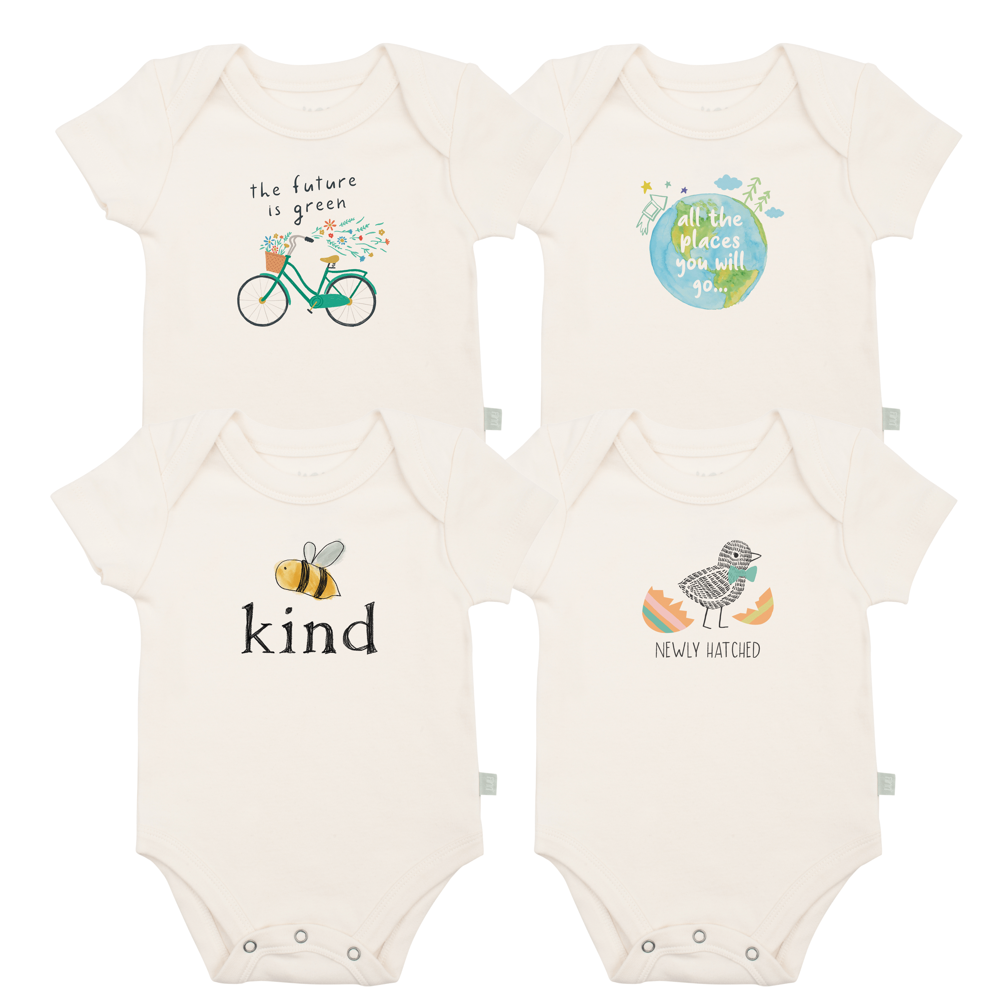 Graphic Bodysuit Set | Spring 4 Pack + 1 Free
