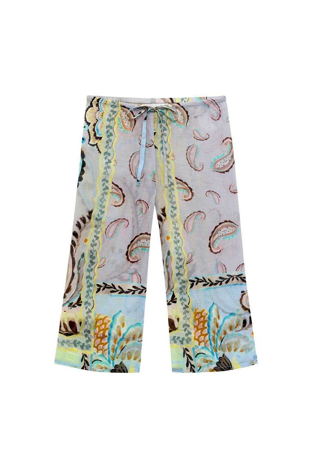 St. Barths Floral Mini Drawstring Pant