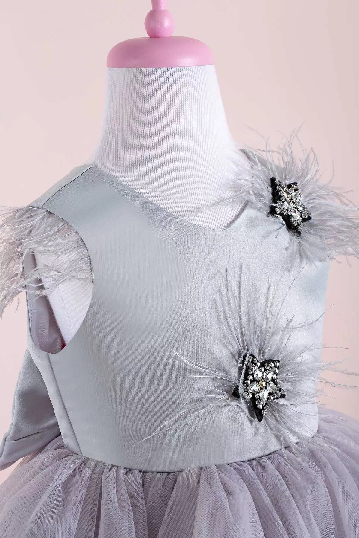 Star Gray Party Dress