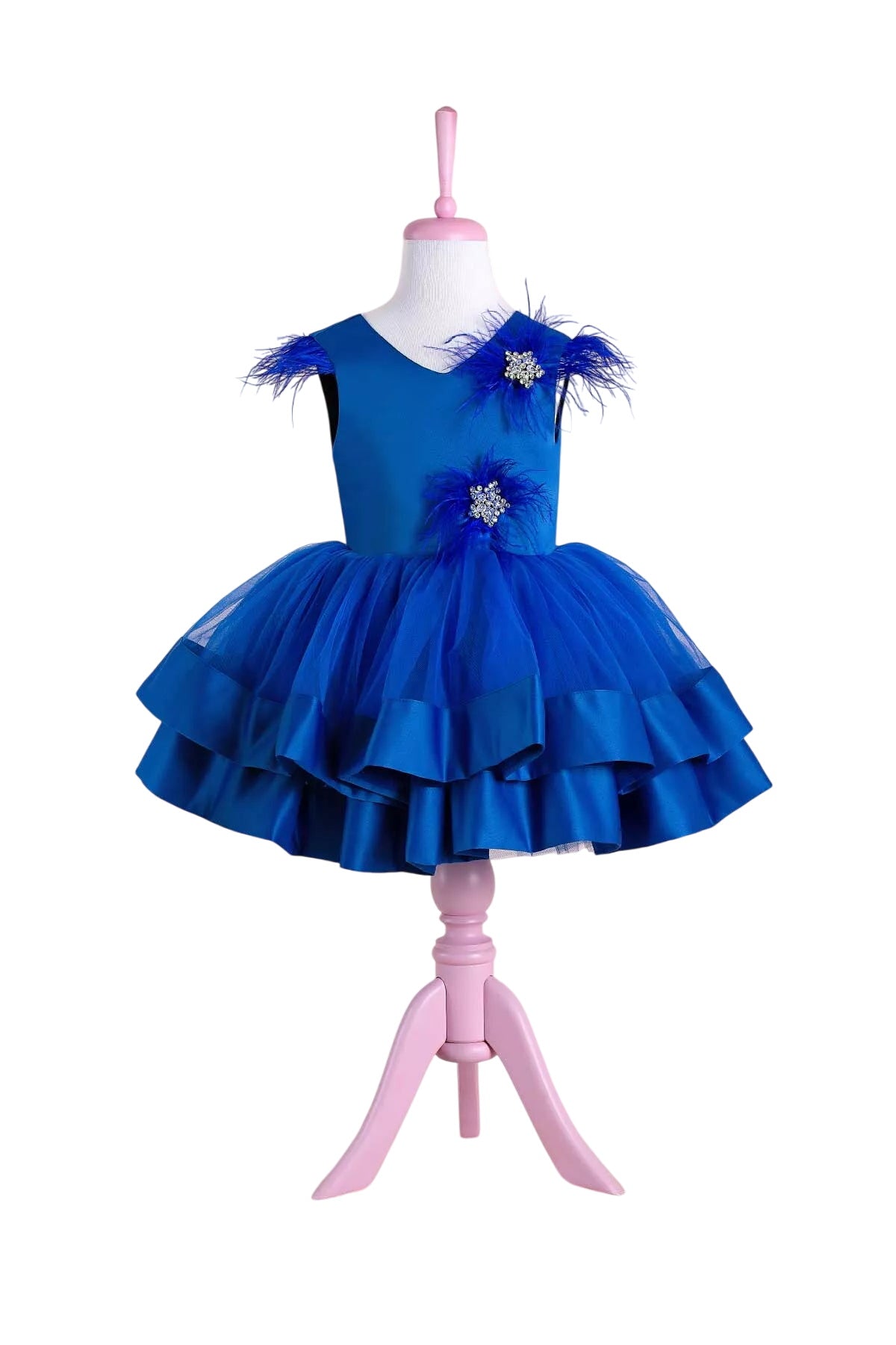 Star Sax Blue Party Dress