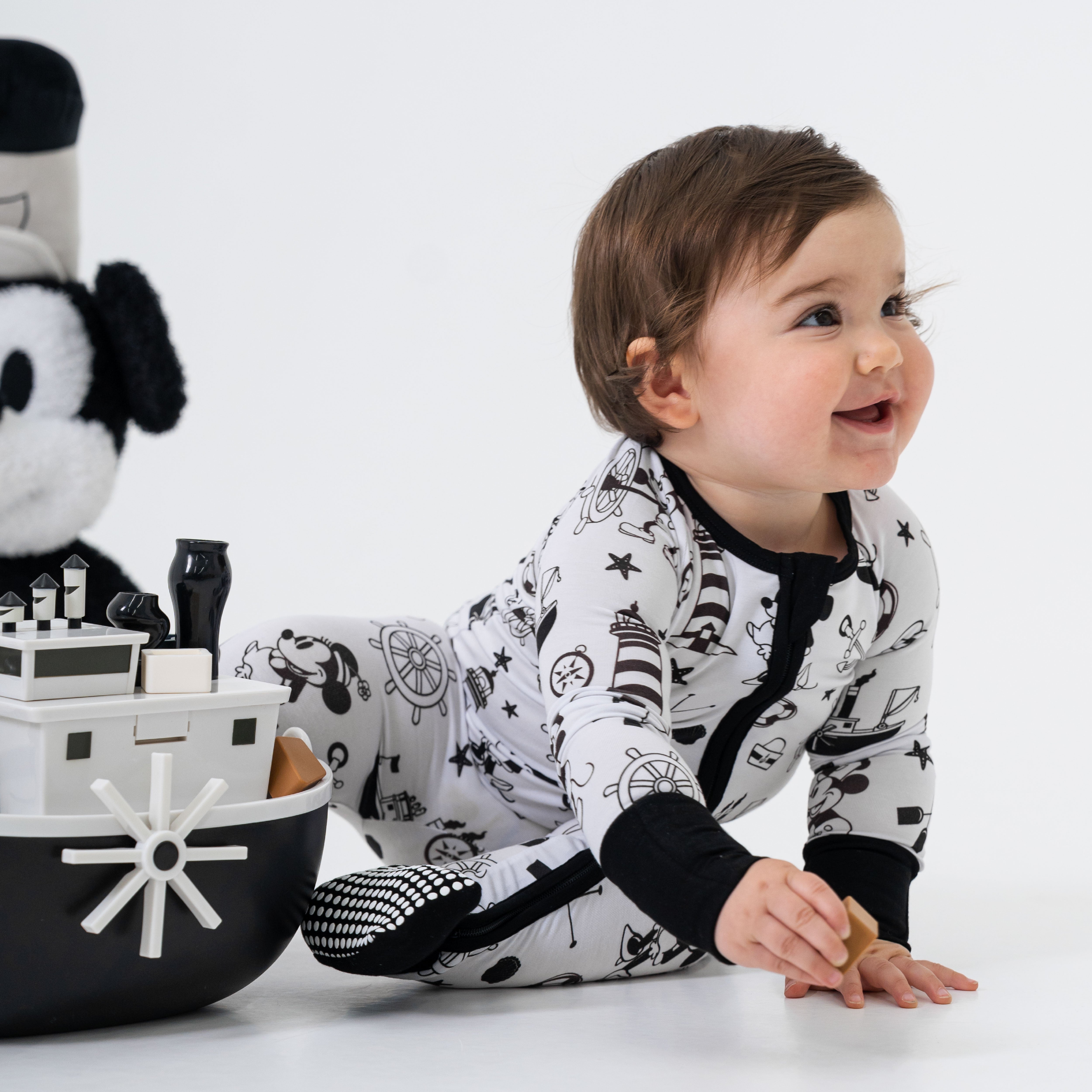 Steamboat Willie Convertible Romper