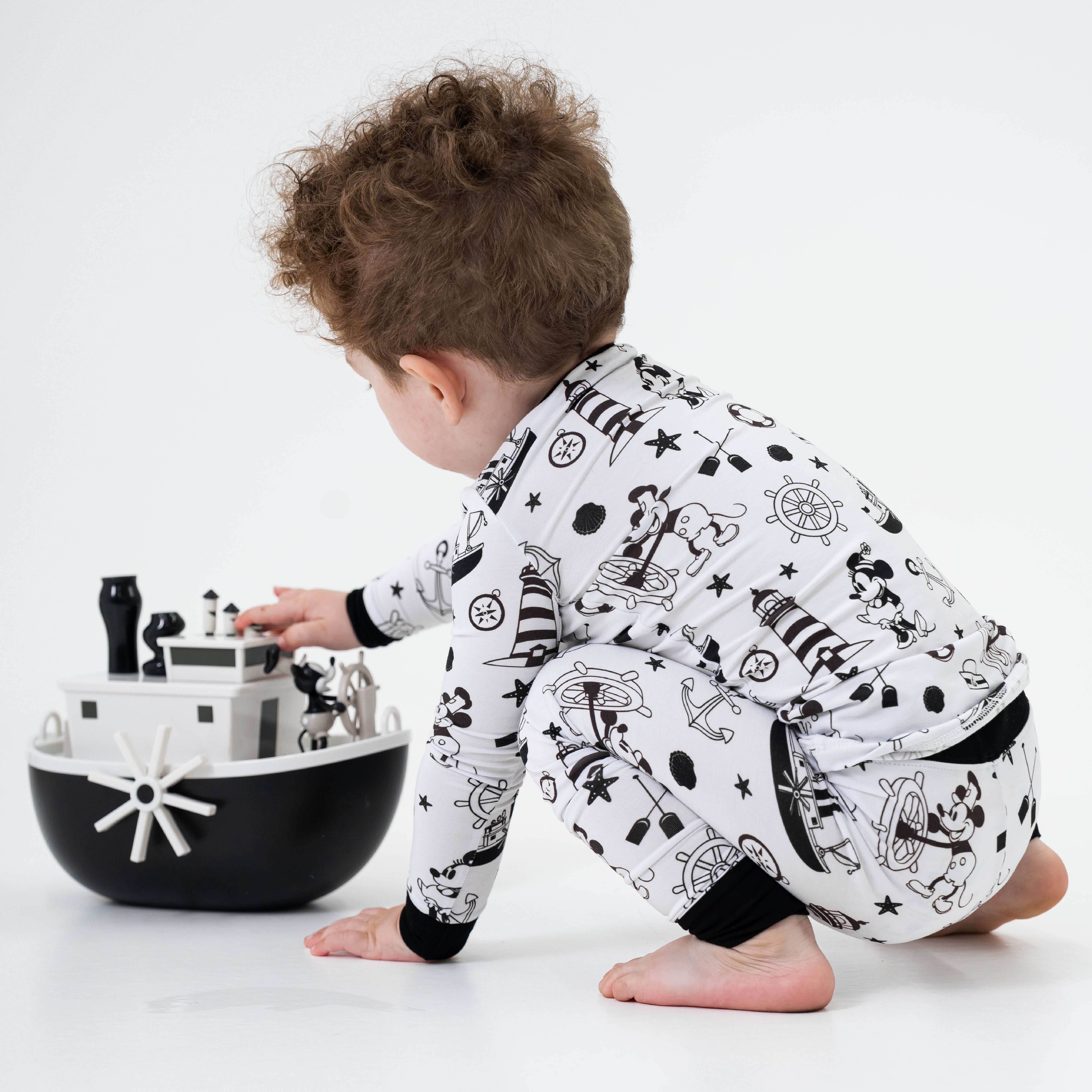 Steamboat Willie Long Sleeve Pajamas