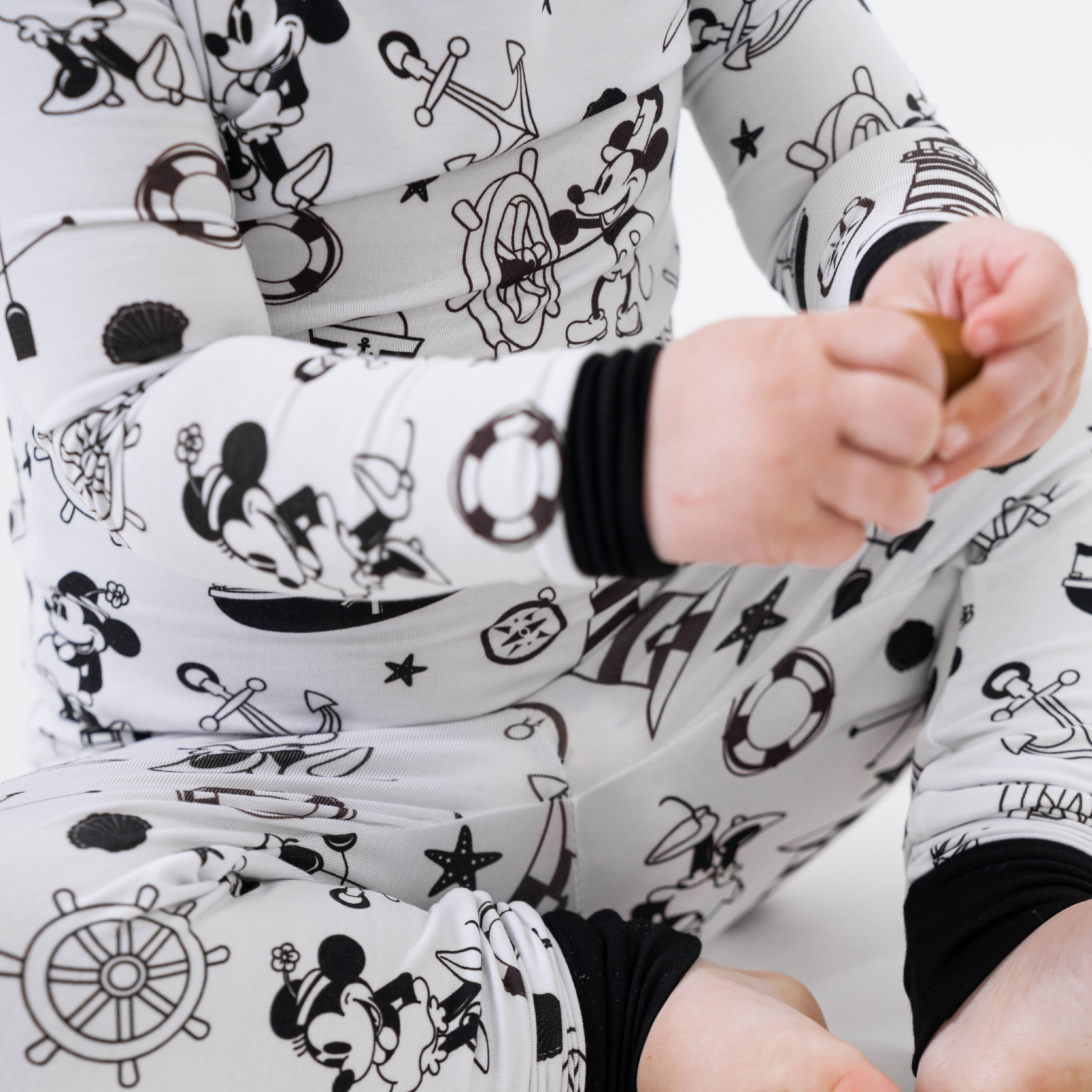 Steamboat Willie Long Sleeve Pajamas