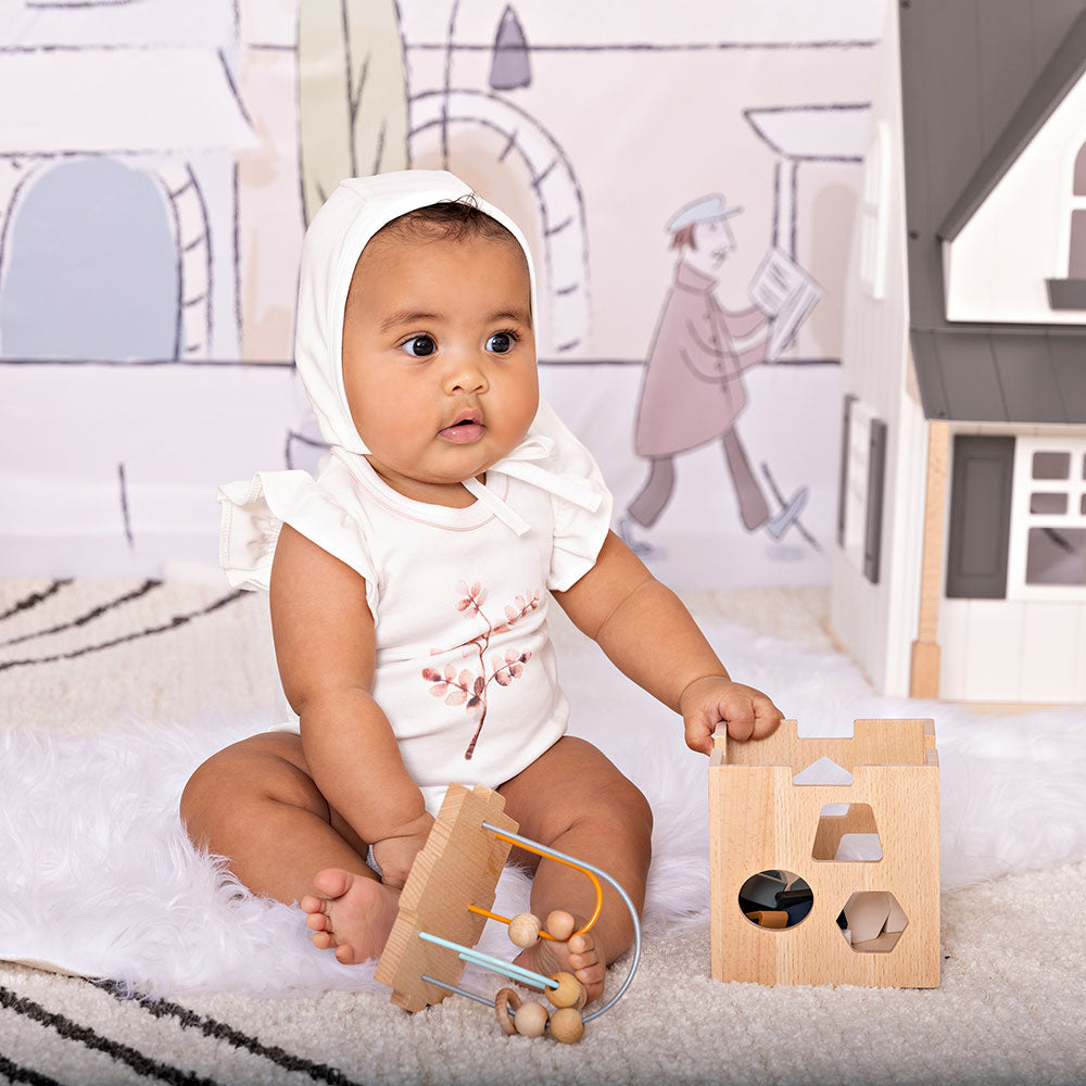 Stem Stitch Girls Romper