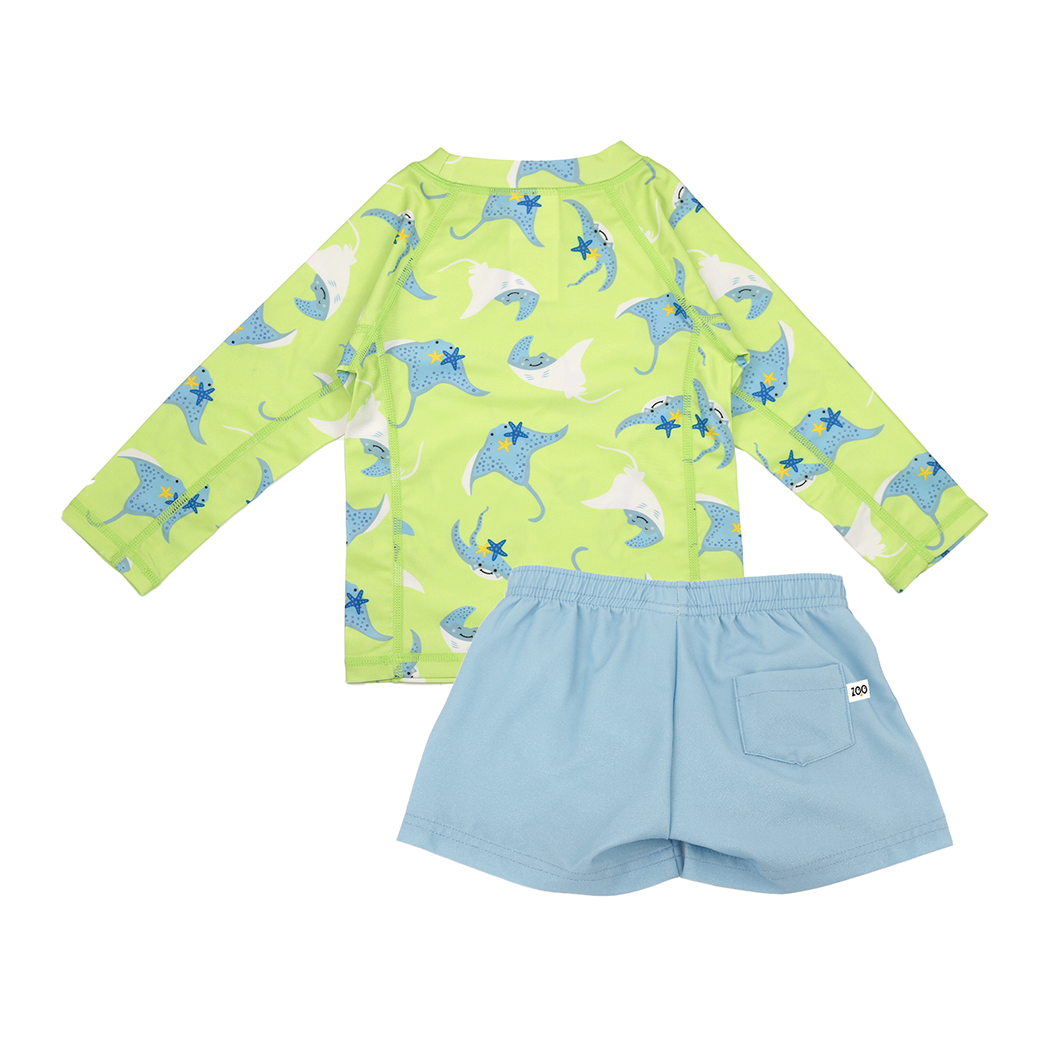 Baby/toddler Boys Swim Top & Swim Shorts Set - Sid The Stingray **pre-order (orders Will Ship In Full Early March '25)**