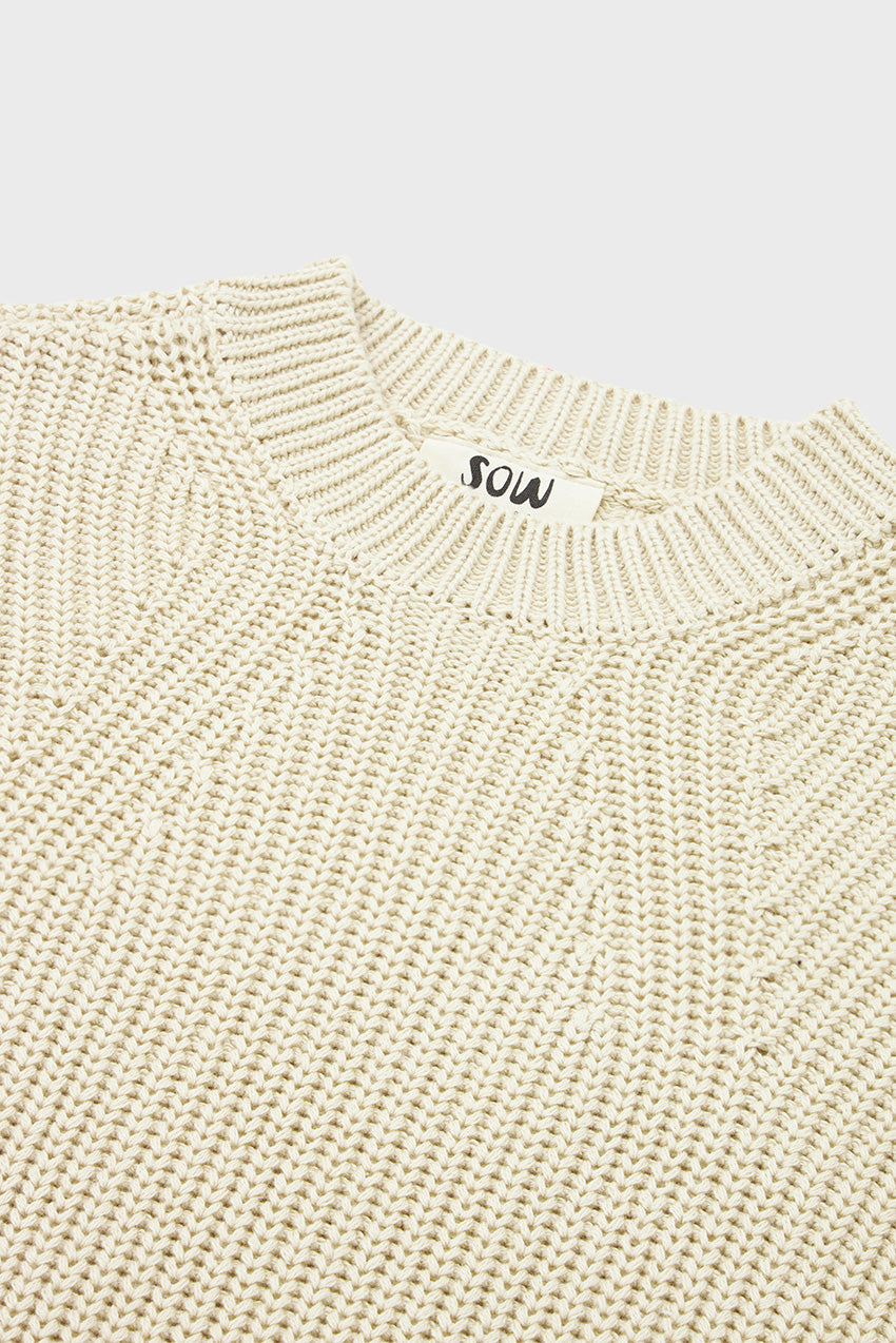 Organic Cotton Knit Sweater