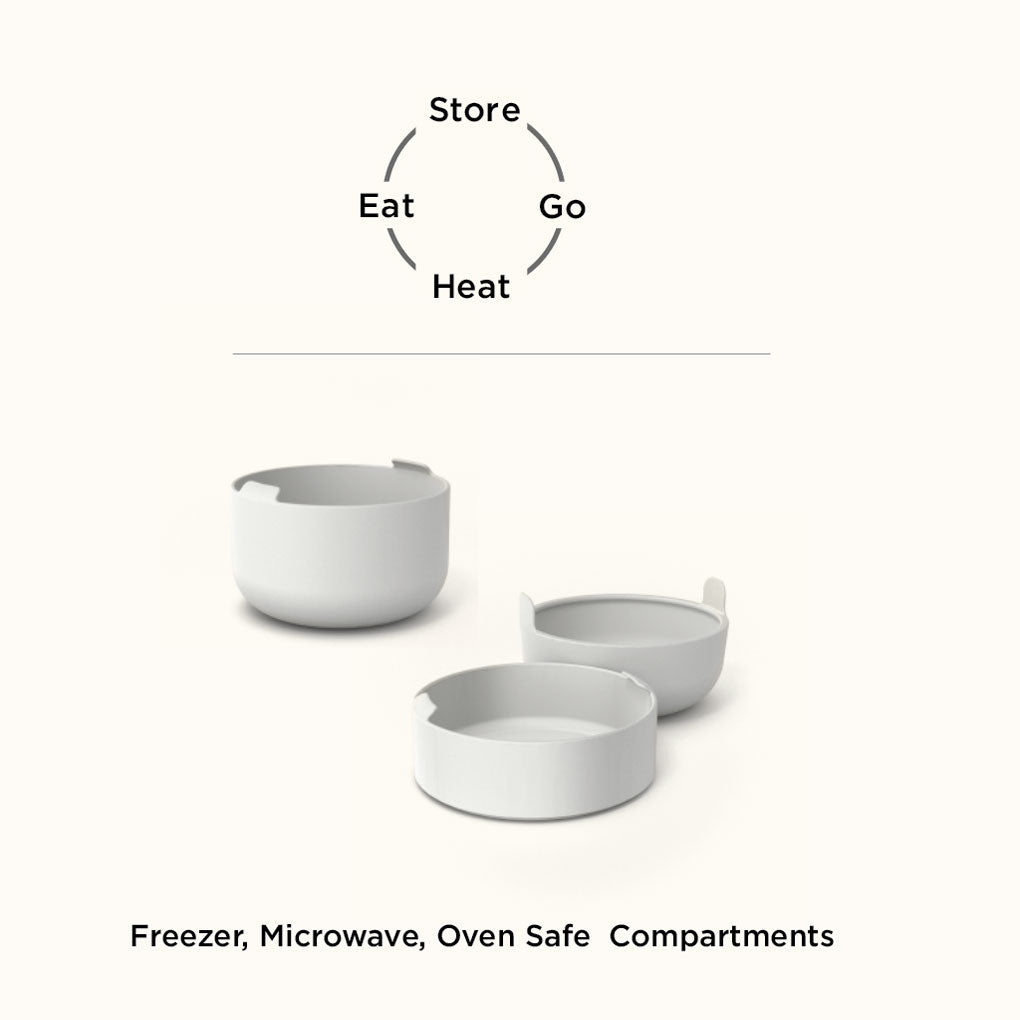 25 Oz Lunch Set With Heat-safe Insert - Cloud