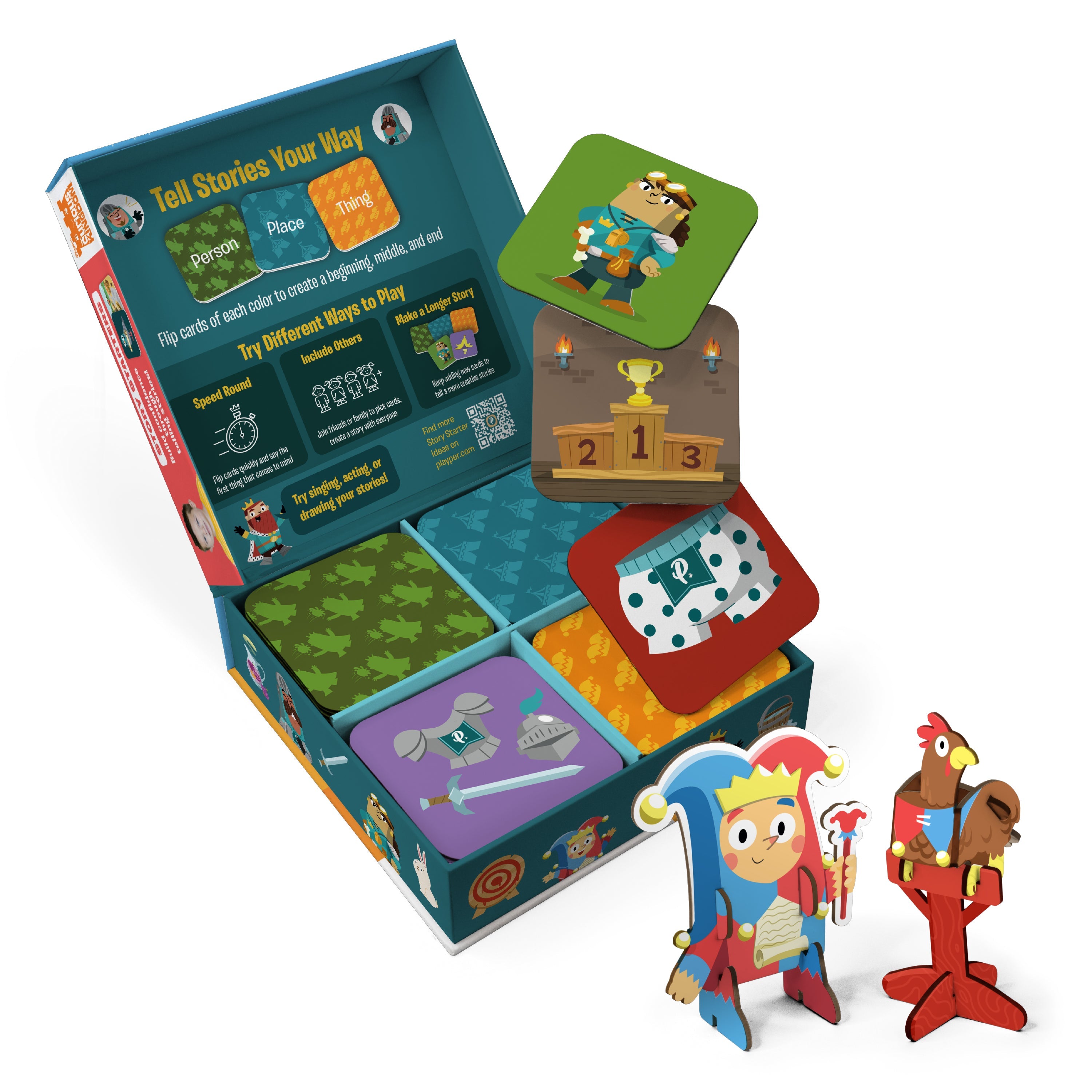 Story Starters: Create A Story Cards For Kids - Jasper Edition