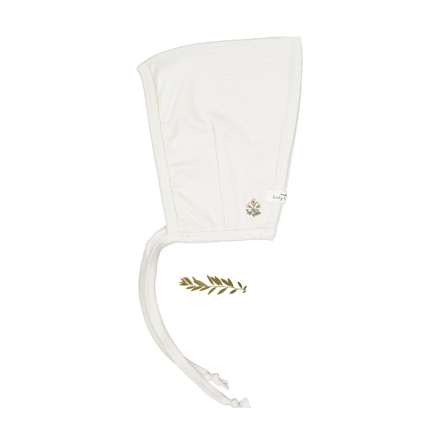 The Embroidered Pixie Bonnet - Zara Pink