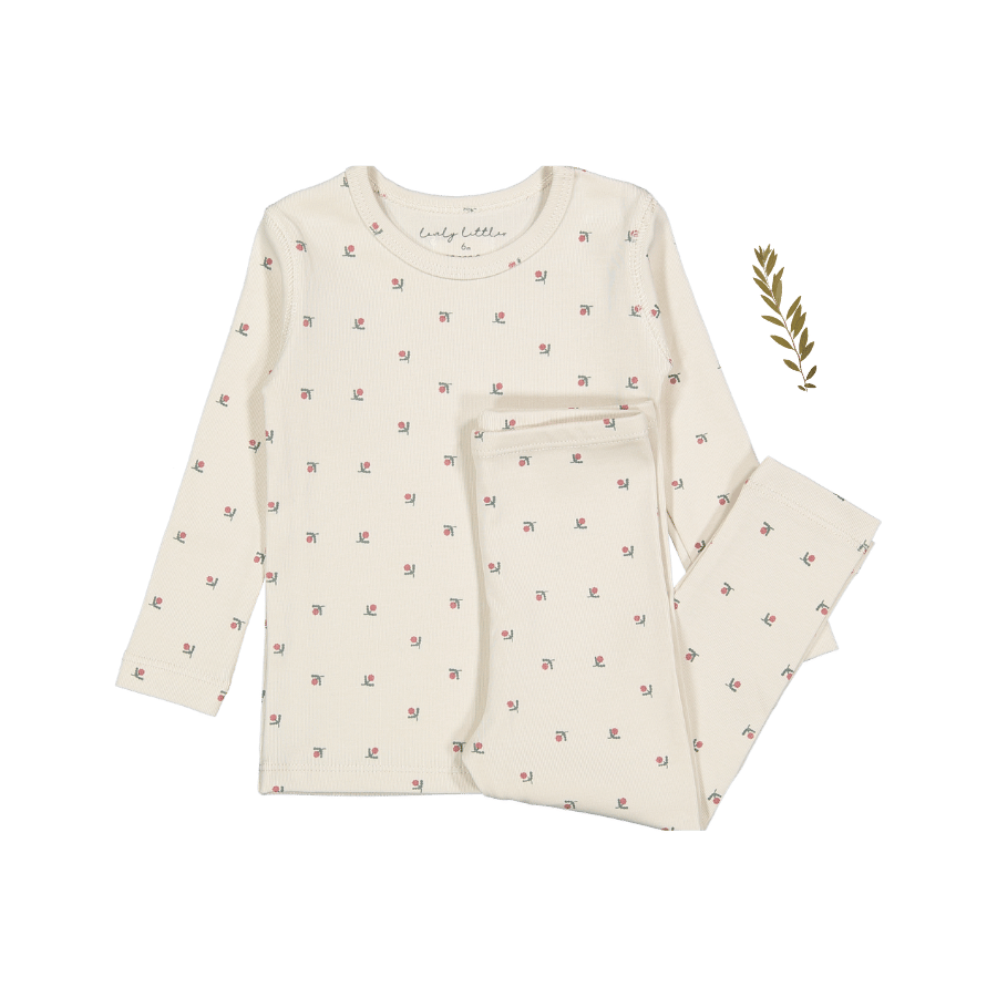 The Printed Set - Mini Stitch Red