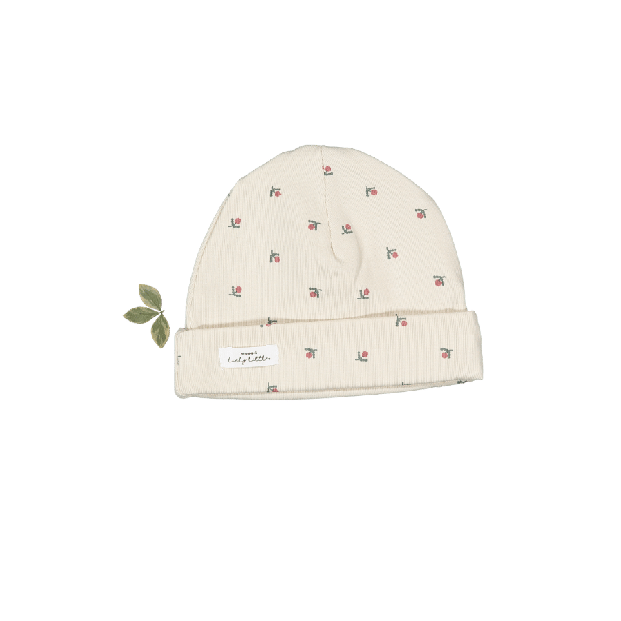 The Printed Hat - Mini Stitch Red