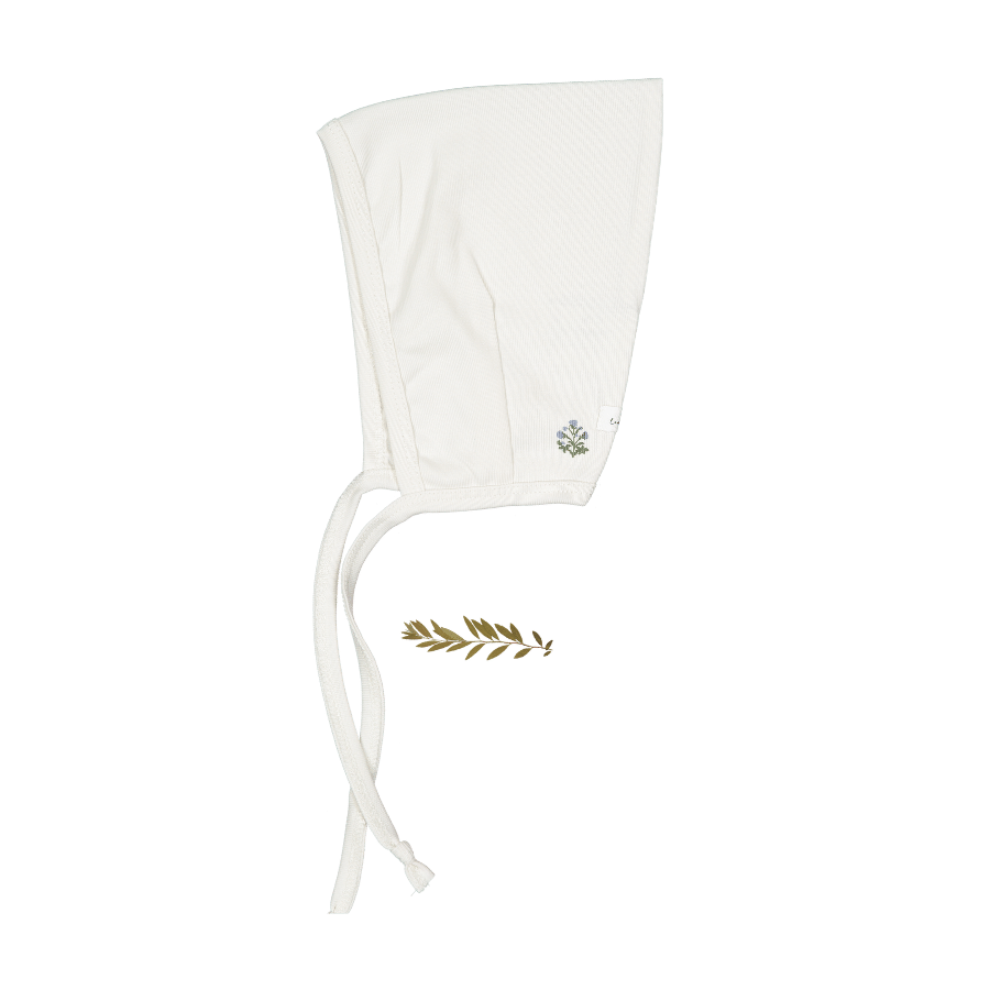 The Embroidered Pixie Bonnet - Zara Blue